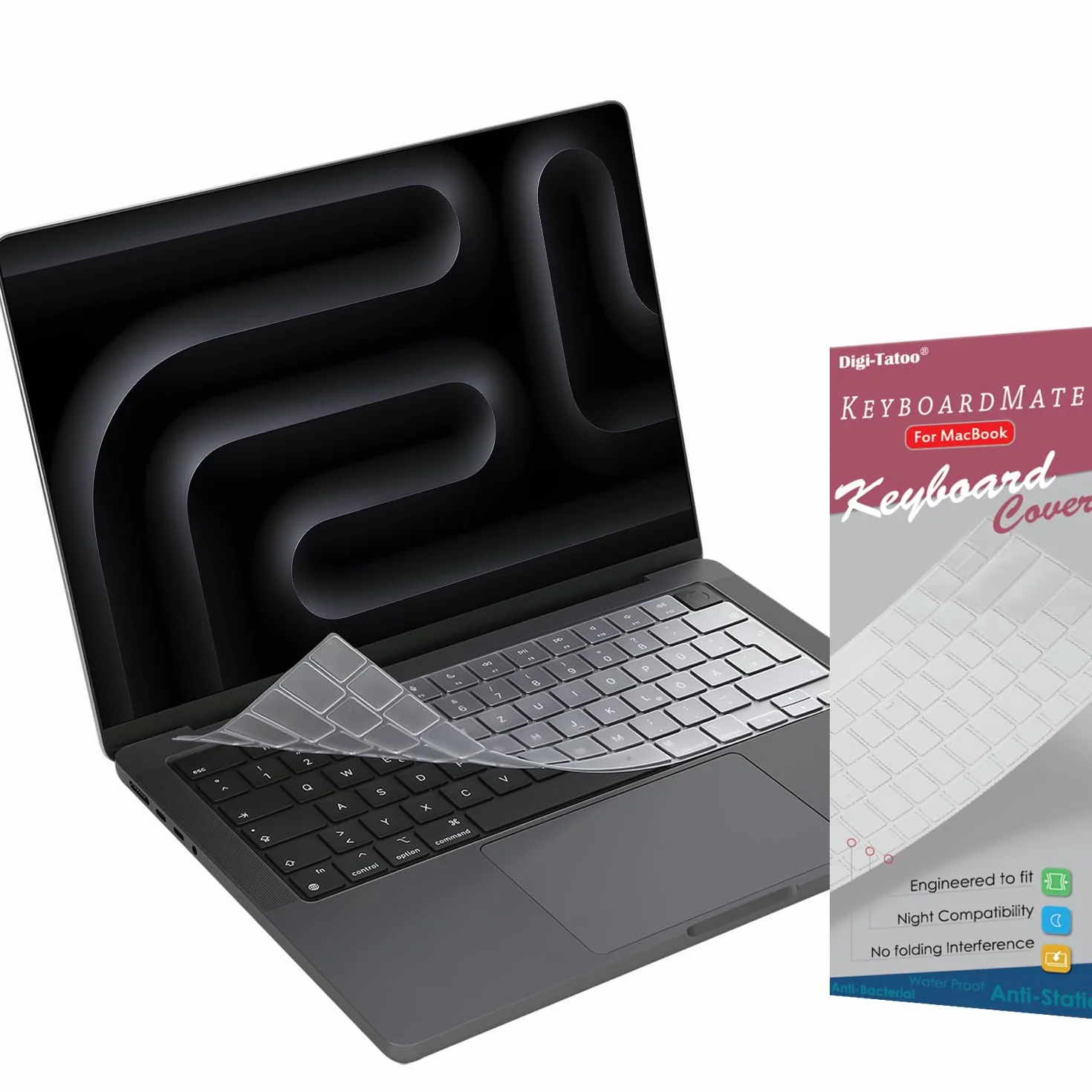 UE/Italia Protezione tastiera compatibile per nuovo 2026 Macbook Neo/MacBook Air 13/15 Pro 14/16 (A3434 A3240 A3241 A3112 A3401 A3185 A3403 A3186 A3113 A3114 A2992 A2918 A2991 A2780), TPU