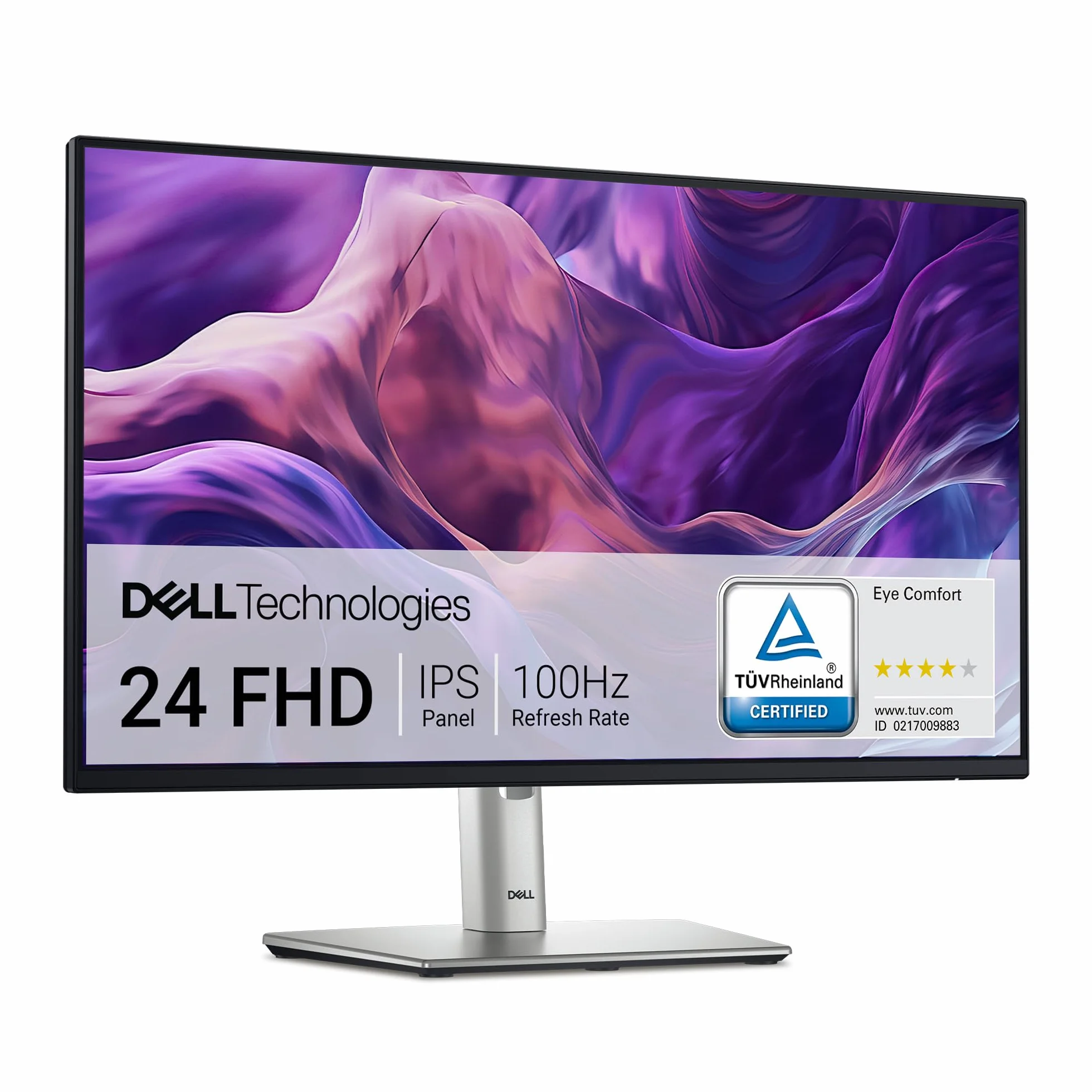Dell P2425H 24" Full HD 100Hz Monitor IPS 99% sRGB USB-C DisplayPort HDMI Nero