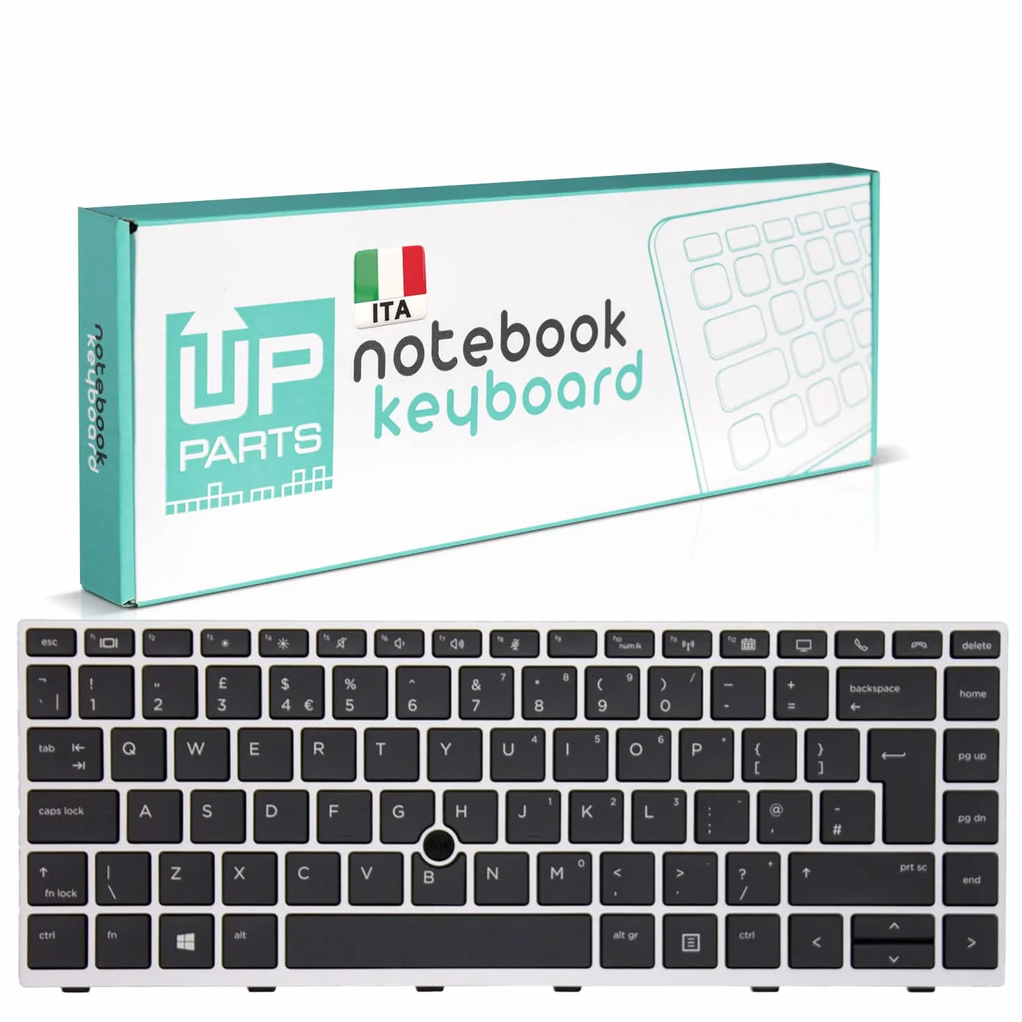 Tastiera Italiana per Notebook HP EliteBook 745 G5 840 G5 846 G5 840 G6 con Track Point e Retroilluminazione