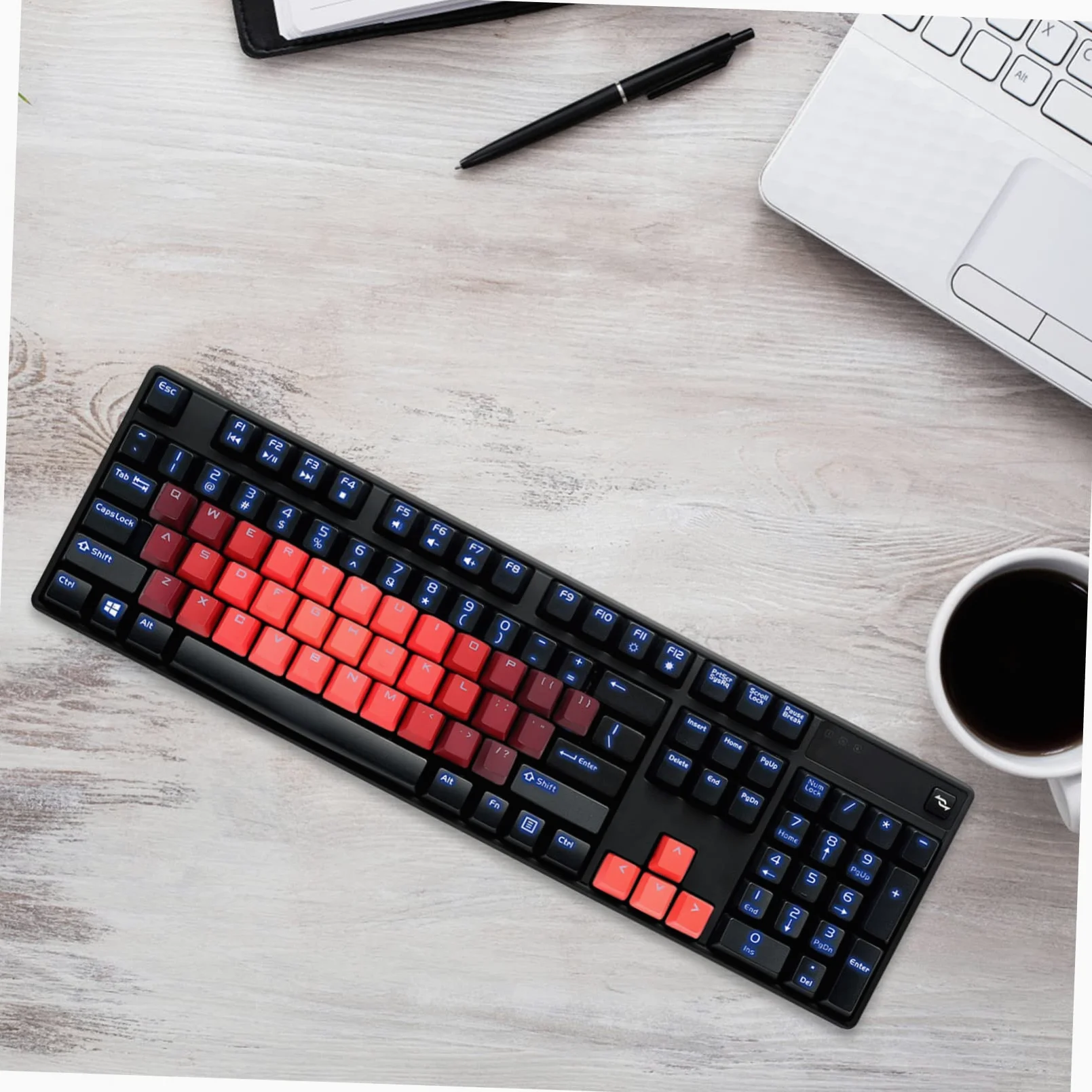 jojofuny 3sets Keycaps Per Tastiera Meccanica Design Traslucido e Facile Da Installare Accessori Per Keyboard Compatibile Con Layout Cherry e Giocatori Di Gaming