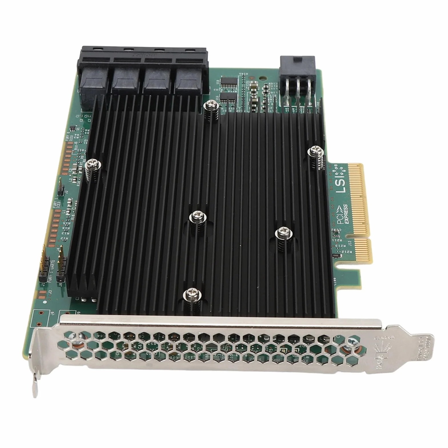 Scheda HBA LSI SAS 9300 16I, Scheda Adattatore Bus Host HBA Porta SAS SATA da 12 Gbps per per Linux per VMware per FreeBSD