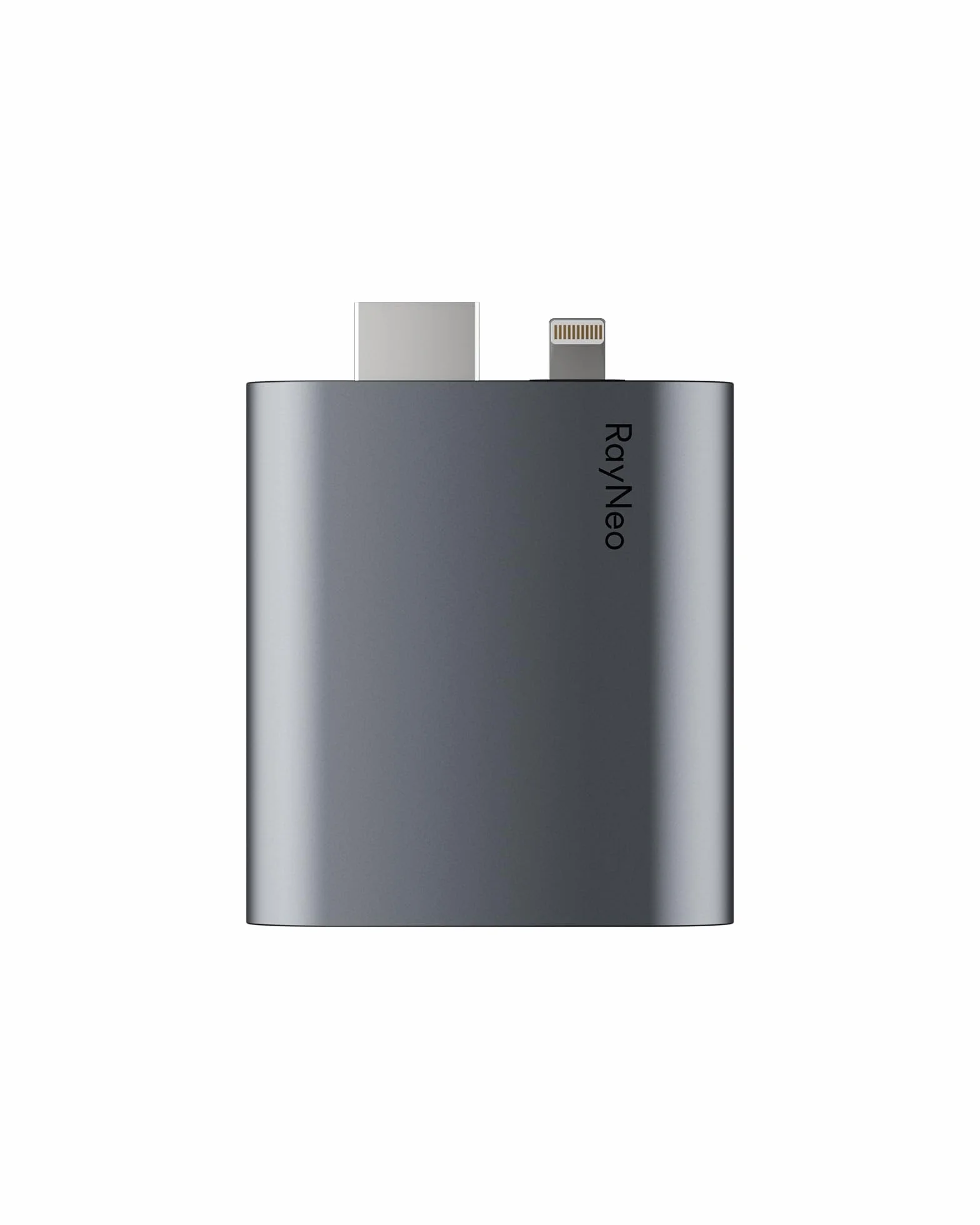 RayNeo Adattatore HDMI 2.0 (HDR10) per iPhone 14 & precedenti con Lightning/HDMI, batteria integrata & carica durante l'uso, 1080P@120Hz - per occhiali AR Air 4 Pro