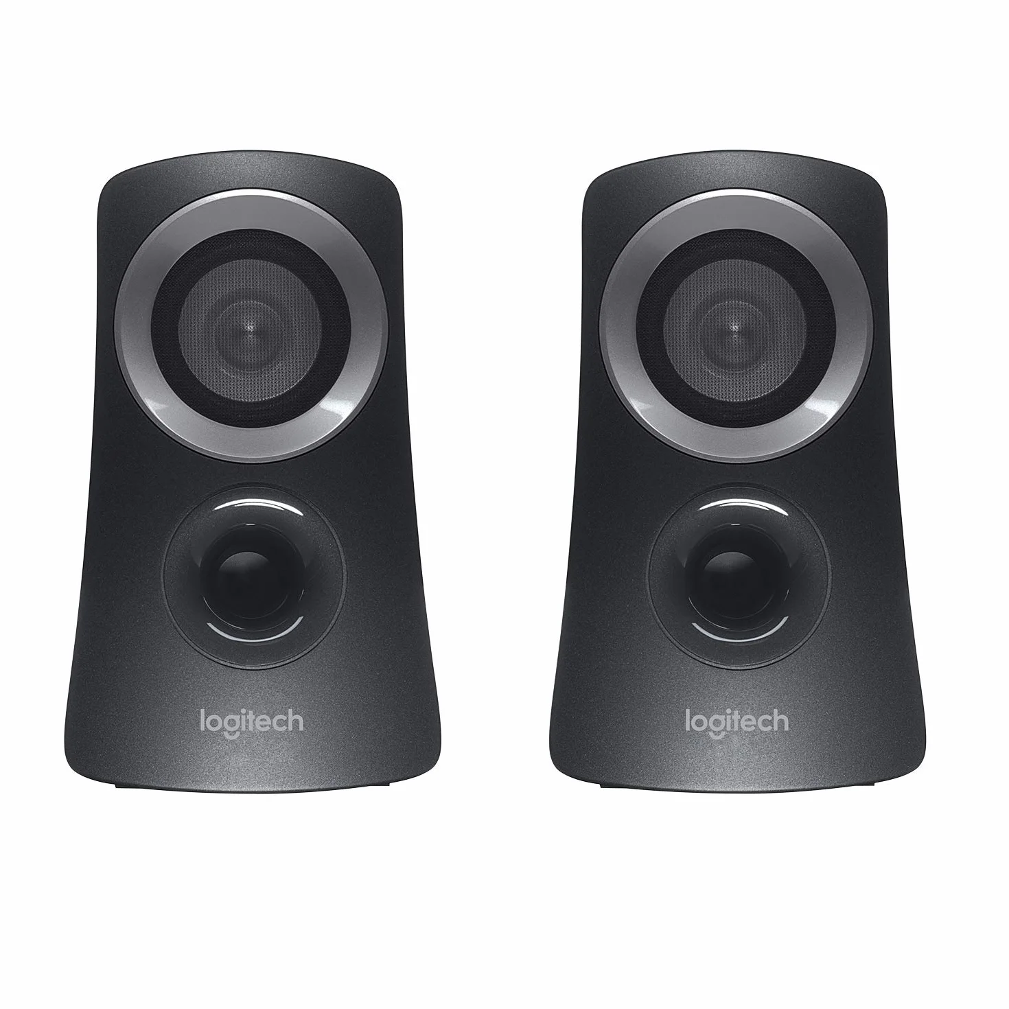 Logitech Z313 2.1 Sistema di Altoparlanti Multimediali con Subwoofer, Audio Full Range, 50 Watt, Bassi Potenti, Ingressi Audio Bluetooth e 3,5 mm, ‎Presa EU/IT, PC/PS4/Xbox/TV/Smartphone/Tablet - Nero