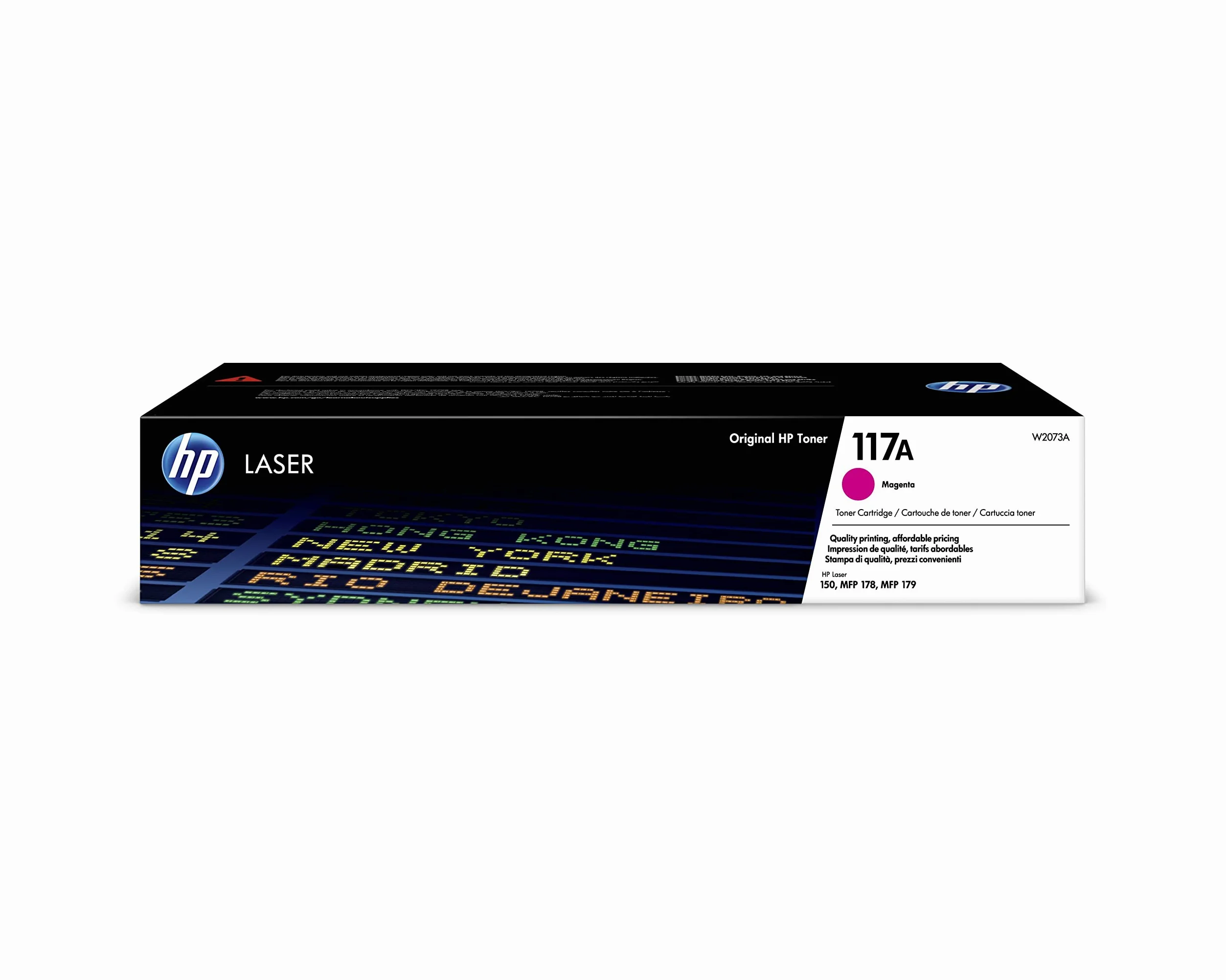 HP 117A W2073A, Cartuccia Toner Originale da 700 Pagine, Compatibile con le Stampanti Laser 150, MFP178, MFP179, Magenta
