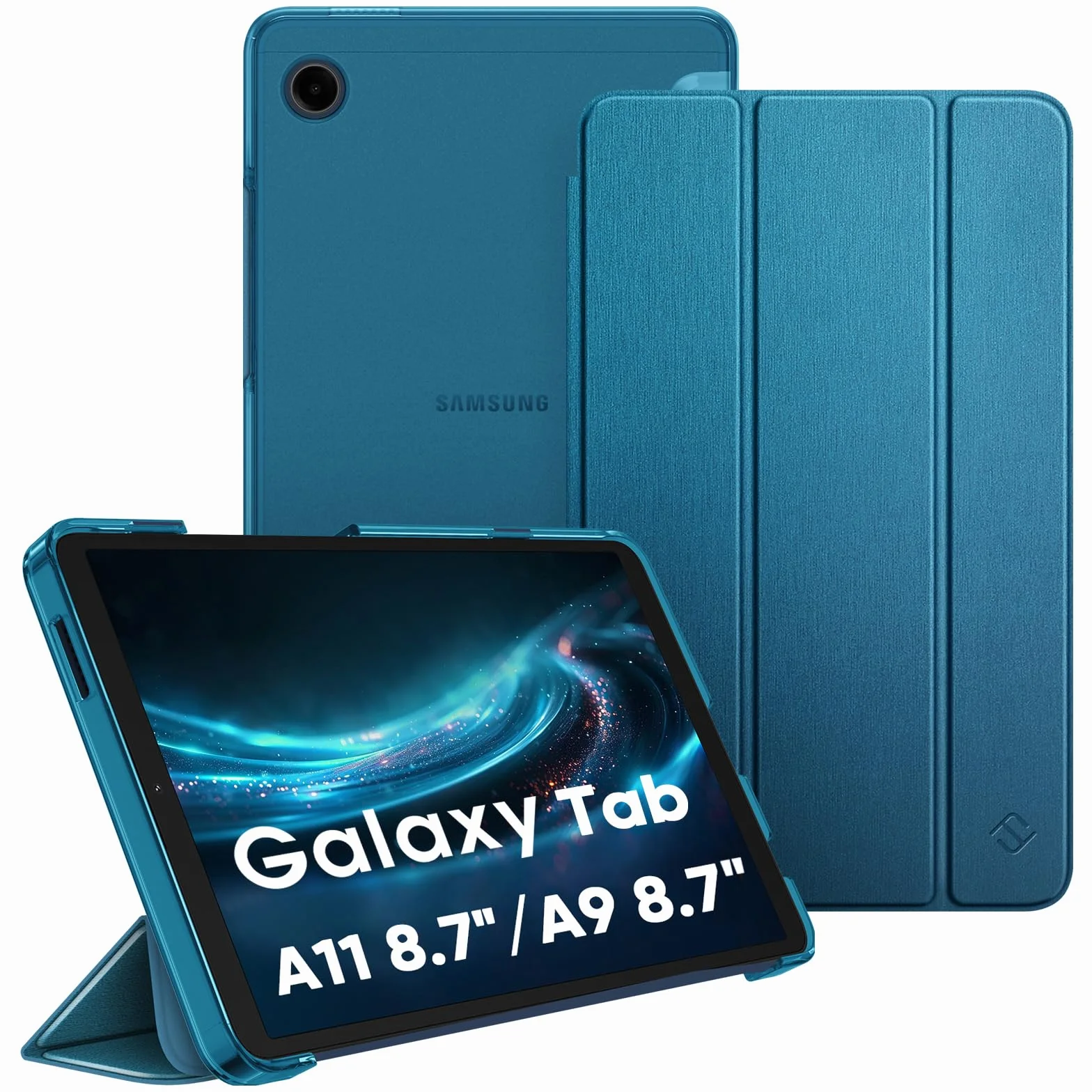 FINTIE Cover per Samsung Galaxy Tab A11 8.7 Pollici 2025 / Tab A9 8.7" 2023, Custodia Posteriore Opaca Traslucida, Teal