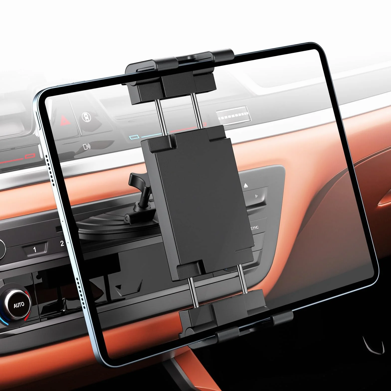 Supporto per tablet PLDHPRO universale per auto 5.1-15.6 pollici per navigare e video