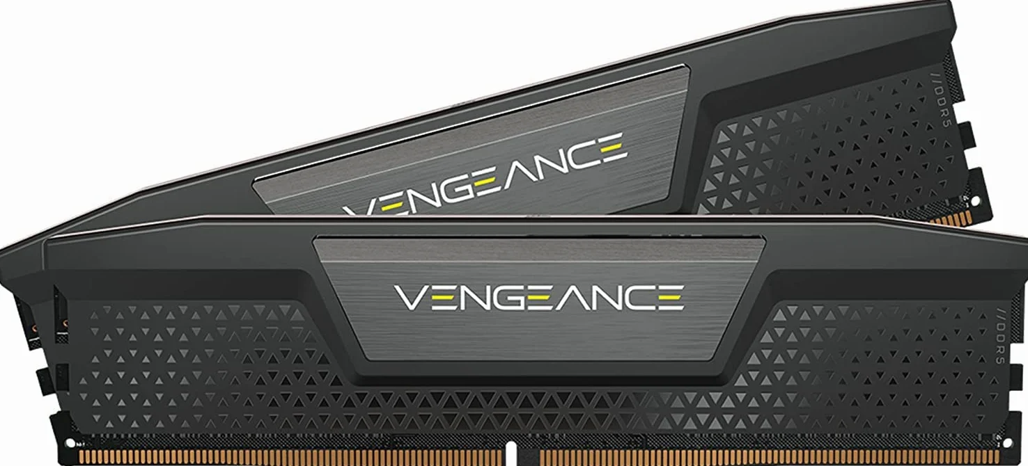 CORSAIR VENGEANCE DDR5 32GB (2 x 16GB) Fino a 6800MHz INTEL RAM | Memoria Per Computer Desktop, Compatibile con Intel XMP 3.0, CL40, Nero, CMK32GX5M2B6800C40