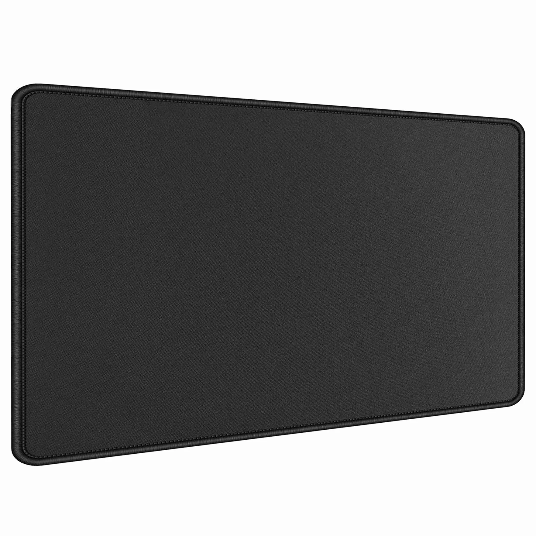 Tappetino per mouse da gioco,tappetino per mouse grande Dimensioni 70x30cm Spessore 3mm,Tappetino per computer antiscivolo e impermeabile con bordi cuciti per giochi/ufficio/casa-70x30 Black