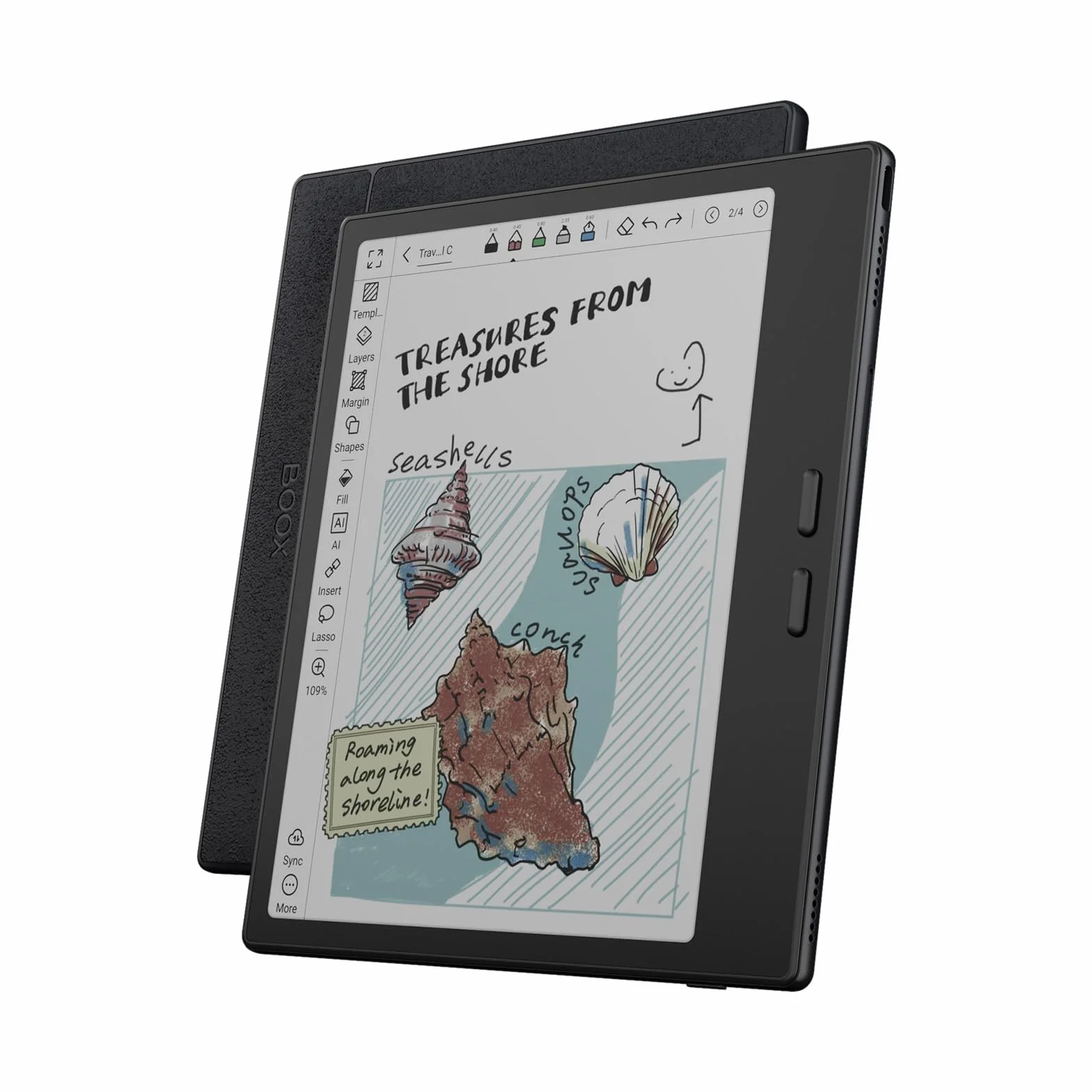 BOOX Tablet Go Color 7 (Gen 2) Colore ePaper 7” 64 GB HD Android 13 E-Ink Luce Frontale BT WiFi