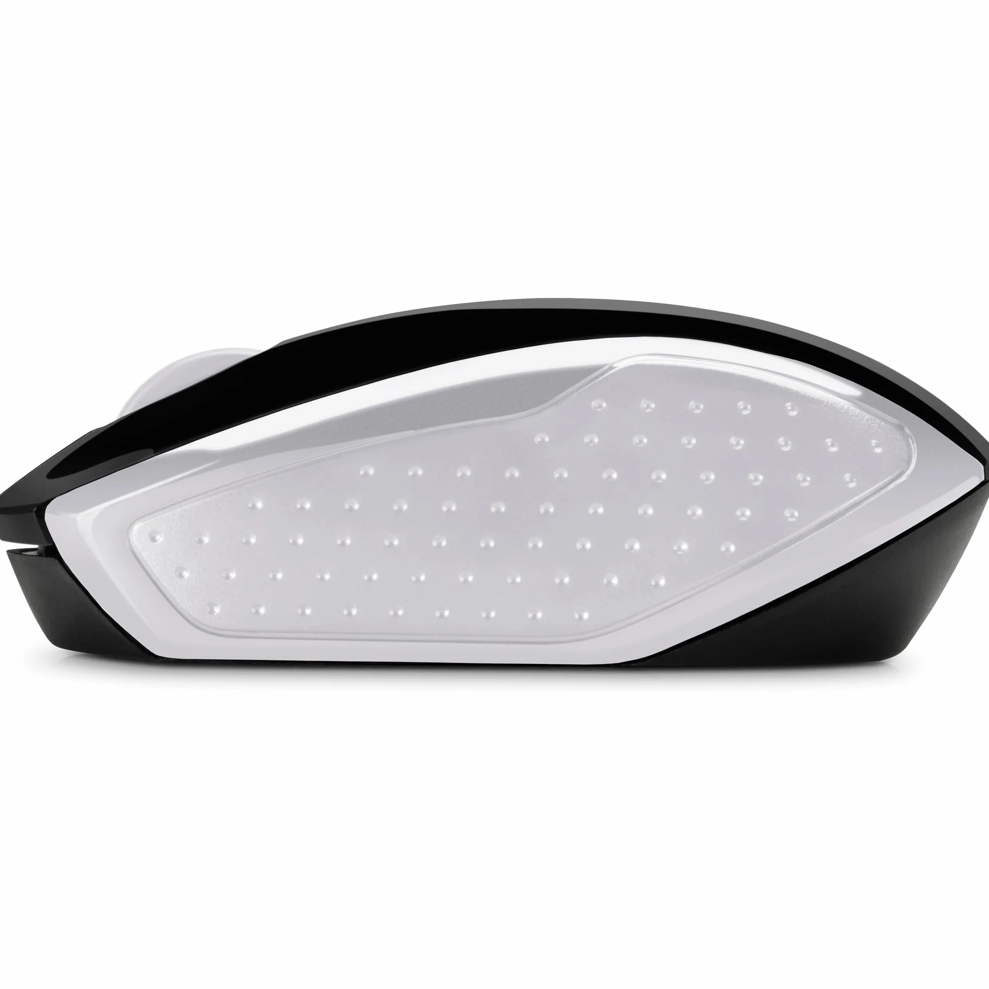 HP 200 Mouse Wireless, Tecnologia LED Rosso, Laser fino a 1000 DPI, 3 Pulsanti, Rotella Scorrimento, Ricevitore USB 2.4 GHz, Design Pratico e Confortevole, Ambidestro, Argento