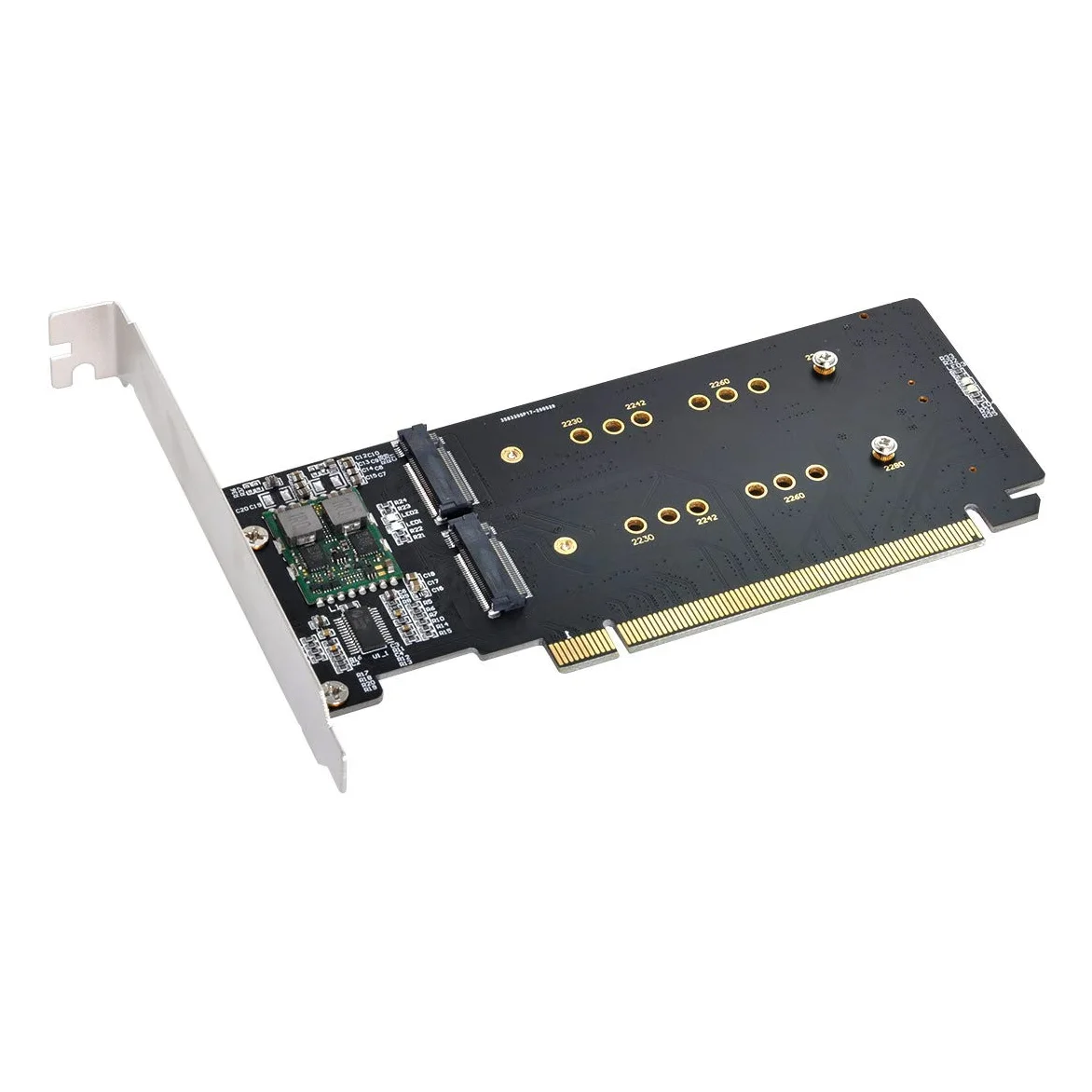 Cablecc 4 schede RAID NVME M.2 AHCI a PCIE Express 3.0 Gen3 X16 VROC Raid0 Hyper Adapter
