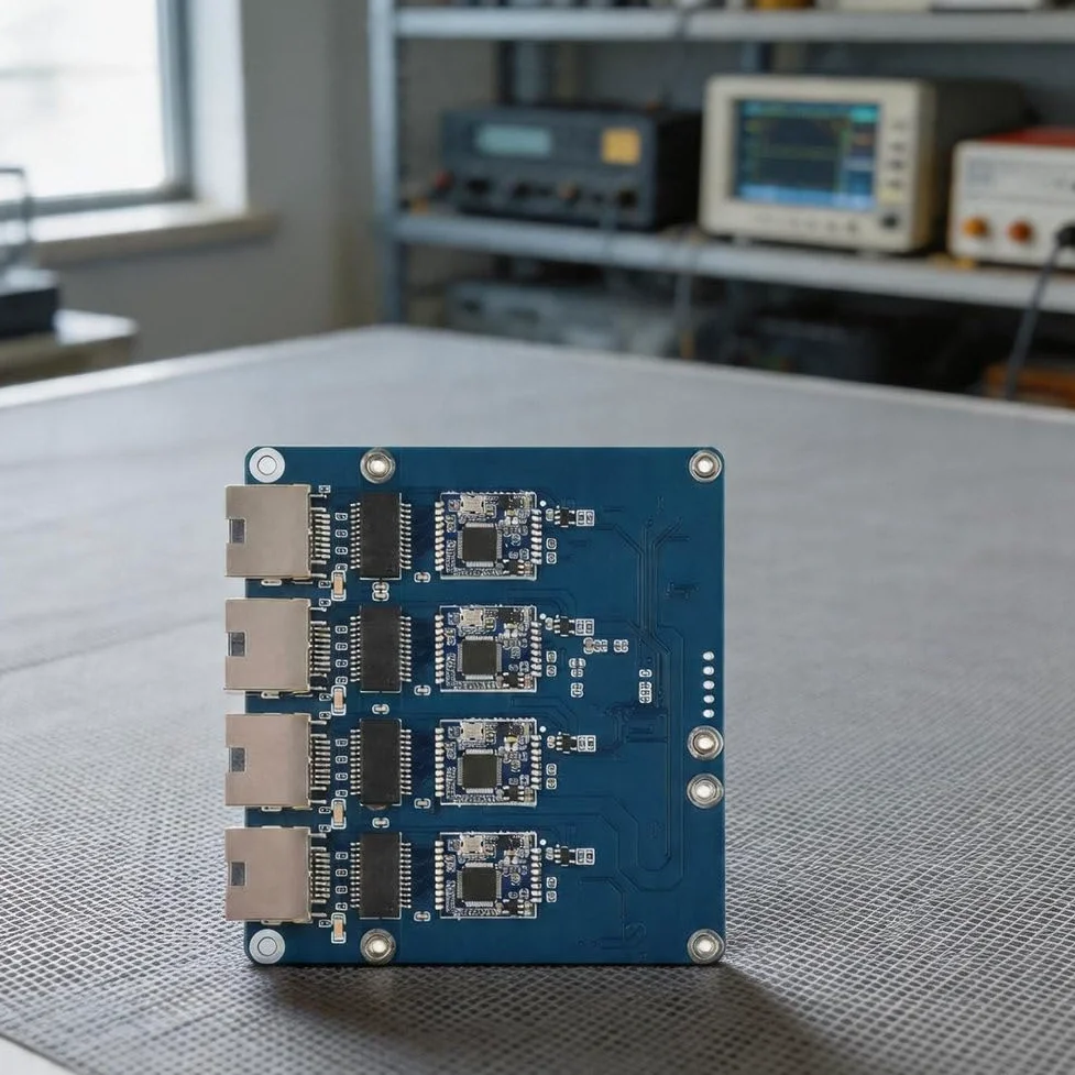 Scheda adattatore Ethernet, scheda di espansione di rete Raspberry Pi 5, 4 porte Gigabit senza driver per progetti ad alta velocità
