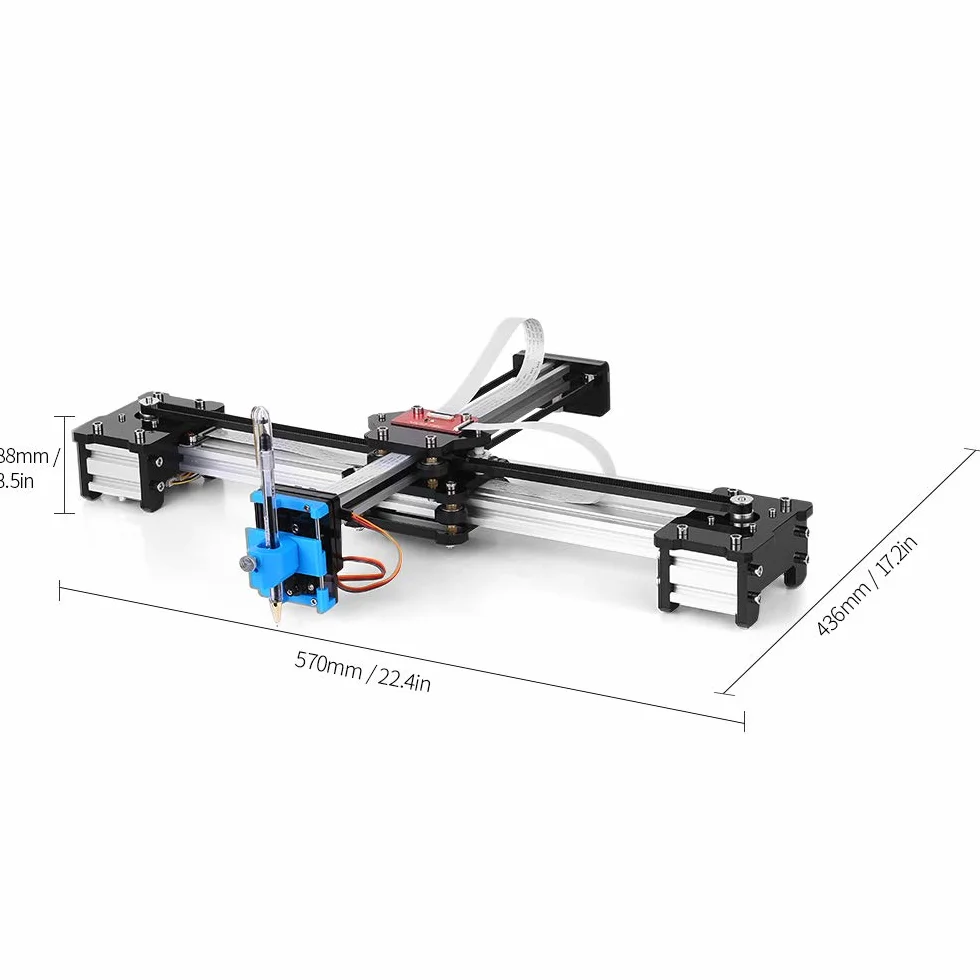 Desktop fai da te montato XY plotter penna disegno robot macchina pittura calligrafia robot kit 100-240 V