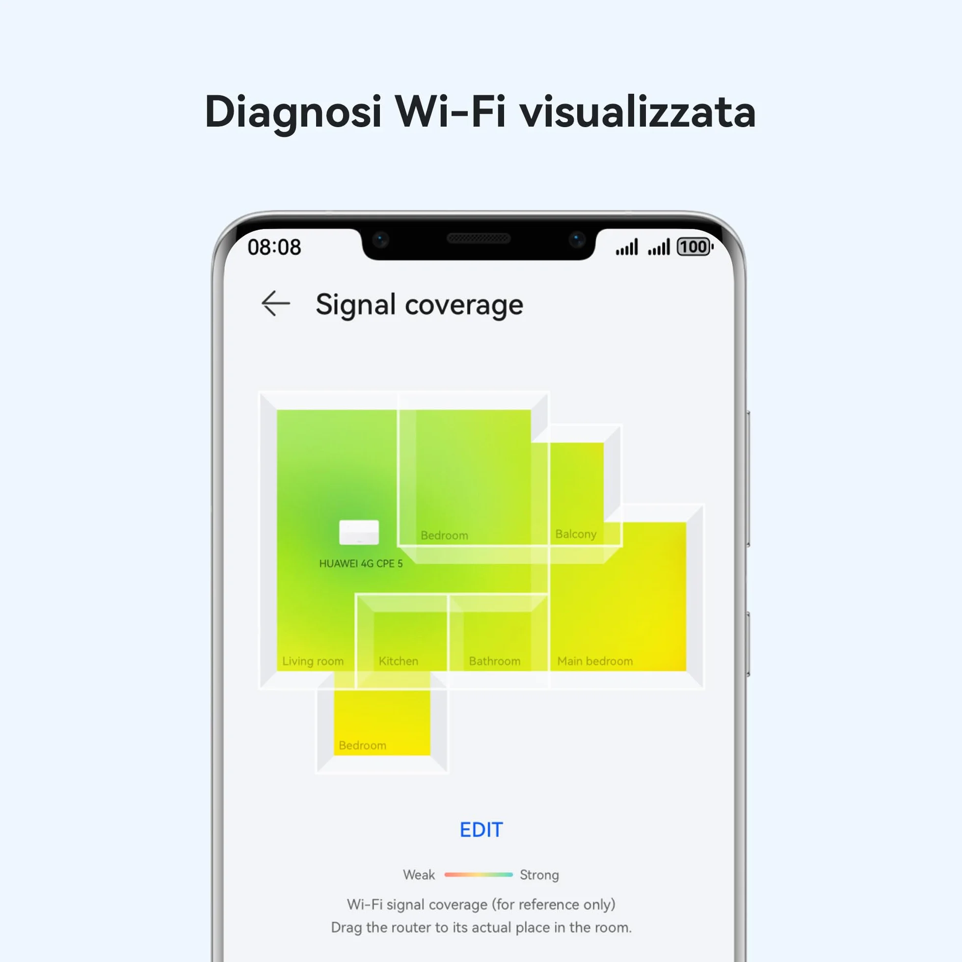 HUAWEI Router 4G+ CPE 5, B636, Router SIM LTE, Cat 7+, DL 400Mbps/UL 200Mbps, Wi-Fi 6 AX3000, 1 LAN/WAN+3 LAN, Copertura del Segnale di Livello Industriale, 30 Mesi di Garanzia
