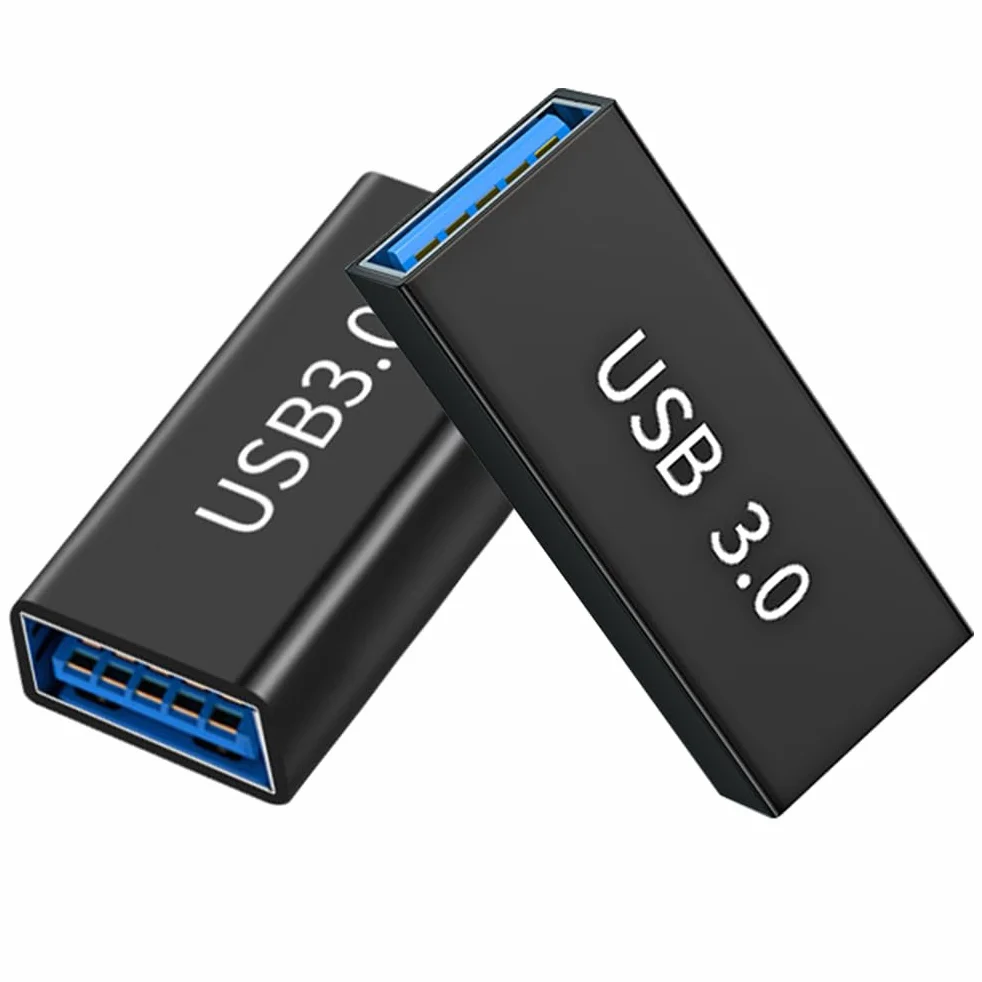 Adattatore USB-A 3.0 Femmina a Femmina 2 Pezzi per Estensione Cavo USB