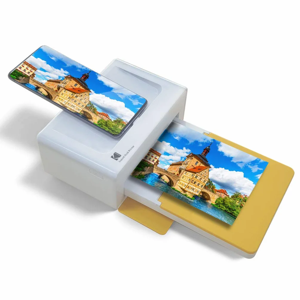 KODAK PD460 Stampante fotografica 10x15 cm Bluetooth Docking Bianco Giallo