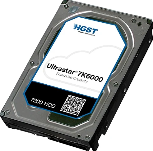 HGST Ultrastar 7 K6000 HDD 2TB 7200RPM SATA 24x7 128MB Cache 6GB/s 8,9 cm 3,5 Zoll stagno HUS726020ALE610 (Ricondizionato)