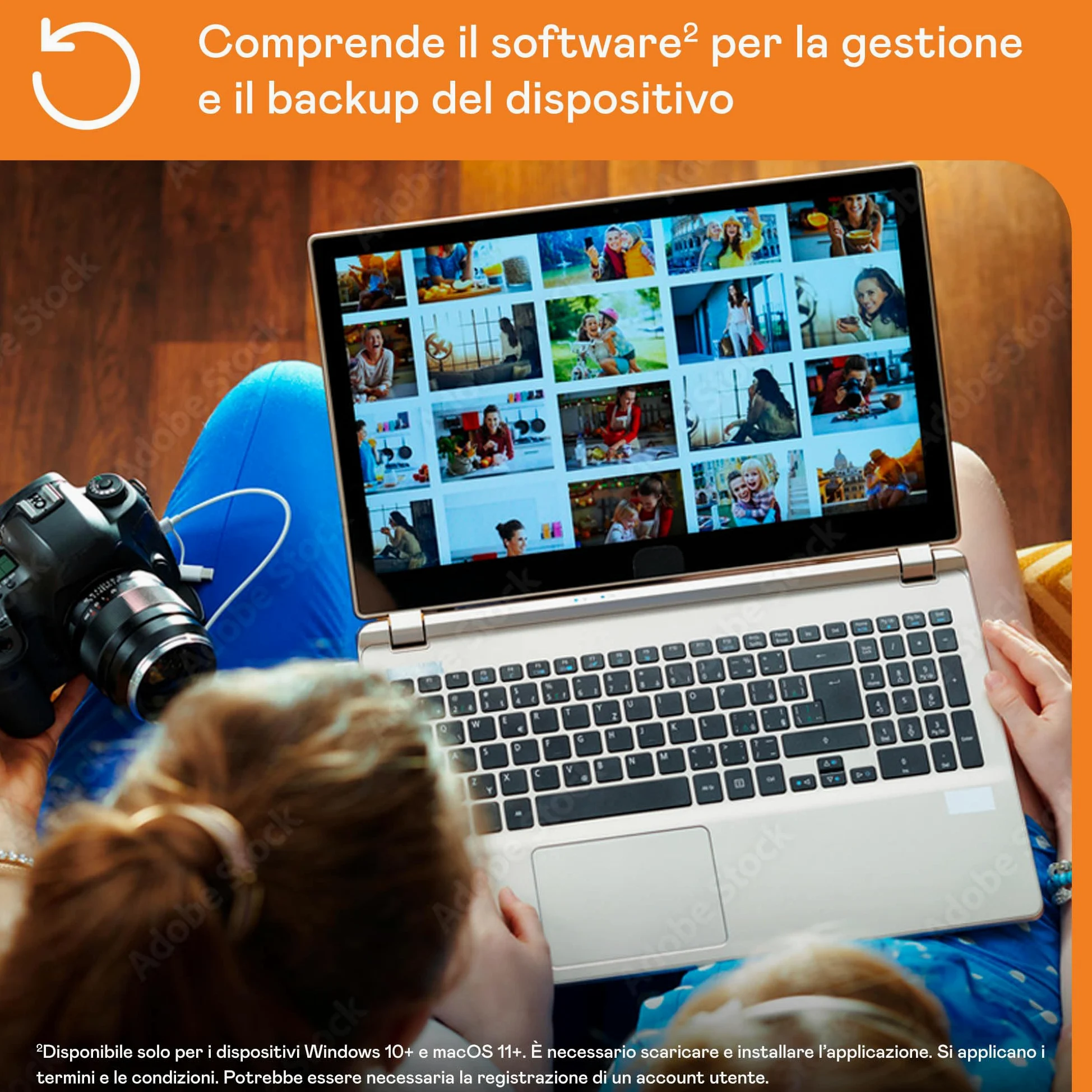 WD 5TB My Passport Compatibile con USB-C, HDD Portatile, USB 3.2 Gen 1/USB 3.0, Protezion con password, Software per la gestion e il backup, Formatto per Windows, ChromeOS and MacOS, Grigio