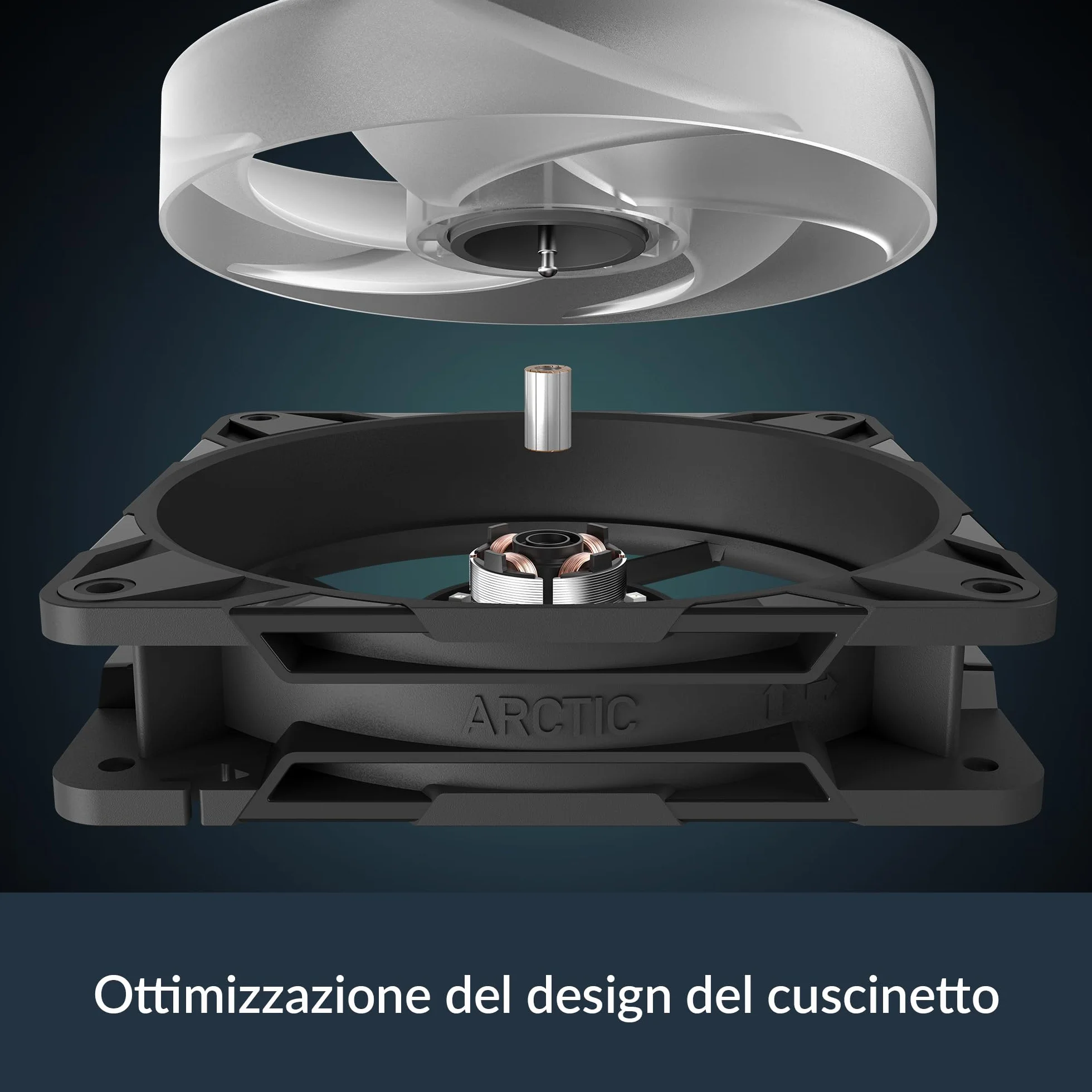 ARCTIC P12 Pro Reverse A-RGB – 3 Pack – 120 mm Ventola Premium con flusso d’aria inverso, Ventole PWM con splitter per cavo a Y, 500-3000 rpm, 0 rpm <5% PWM, 5V Digital RGB, FDB, 4-Pin - Nero