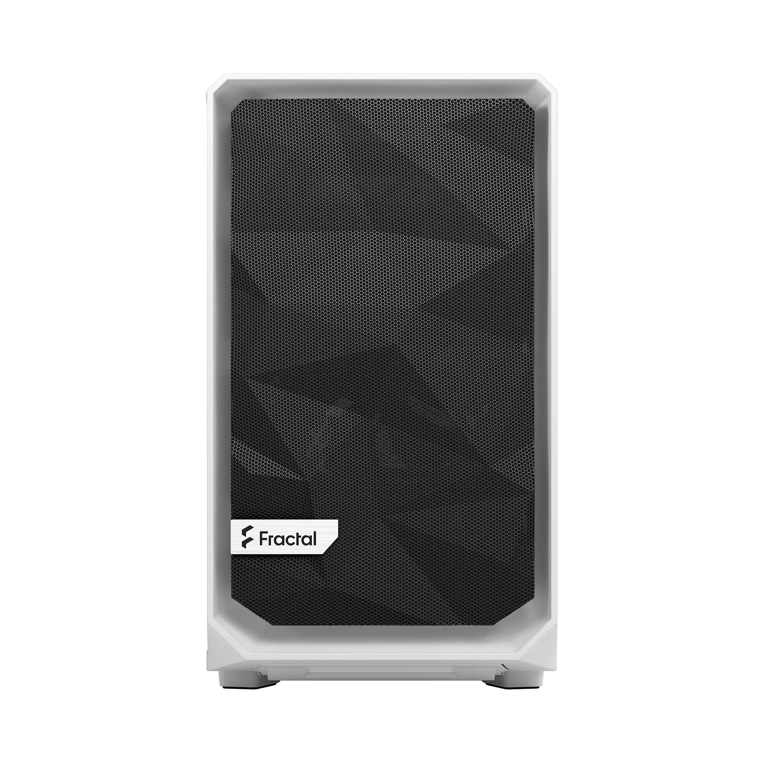 Fractal Design Meshify 2 Nano - MinI-Itx Tower (geh?rtetes Glas) - Keine Spannungsversorgung (atx) - Wei? - Usb/audio (fD-C-Mes2N-02)