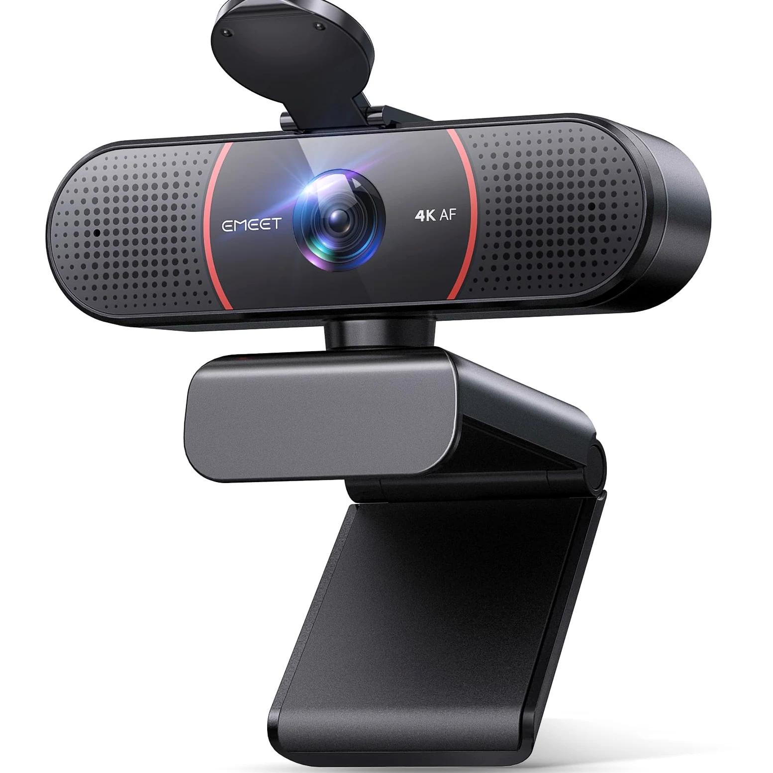 EMEET Webcam 4K per PC, Webcam C960 4K UHD con Copriobiettivo e Doppio Microfono, Videocamera per Streaming a 73° con Correzione Automatica Della luce, Plug & Play, Web cam USB ideale per Zoom