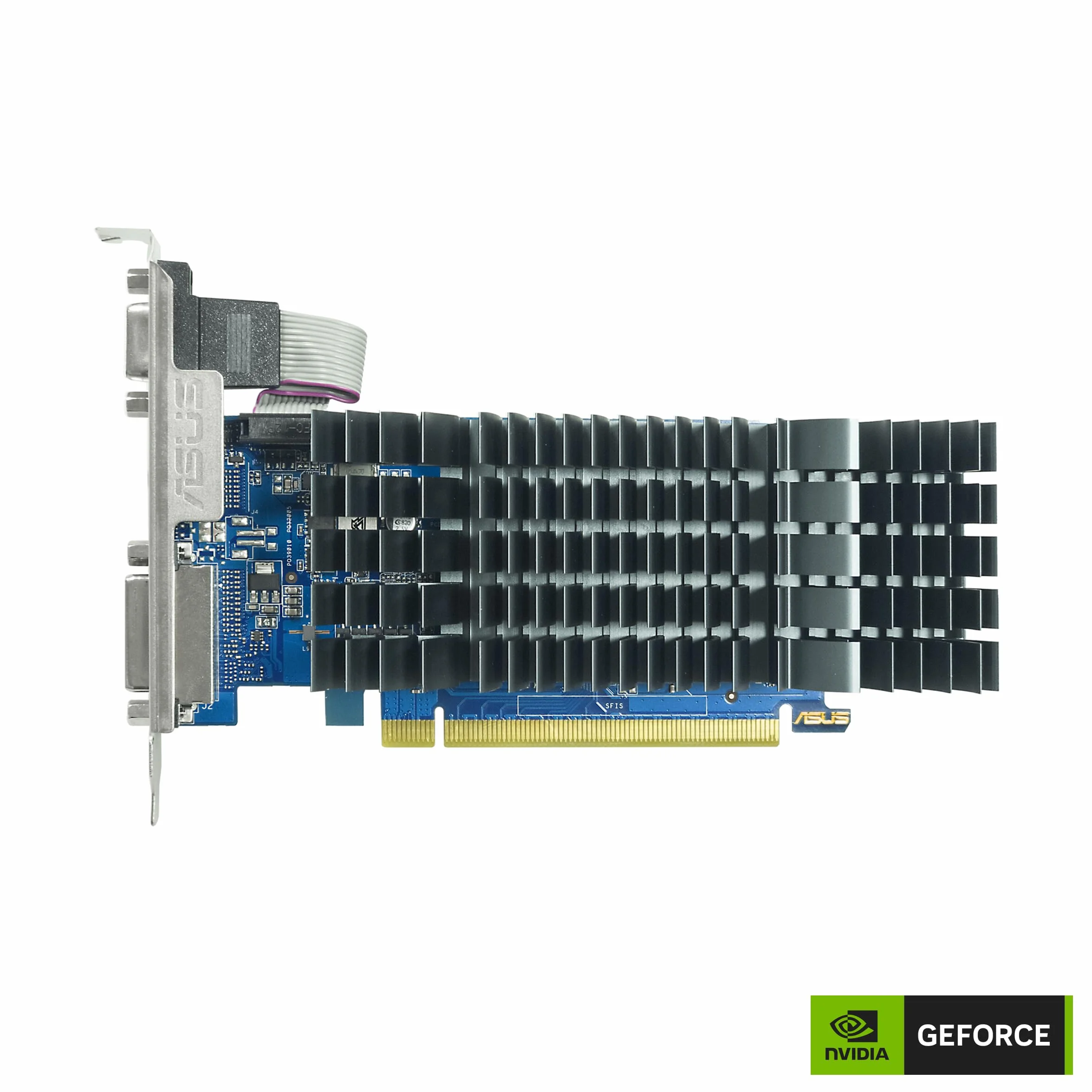 ASUS NVIDIA GeForce GT 710 Scheda Video 2GB GDDR5 EVO, Nero, GT710-SL-2GD5-BRK-EVO