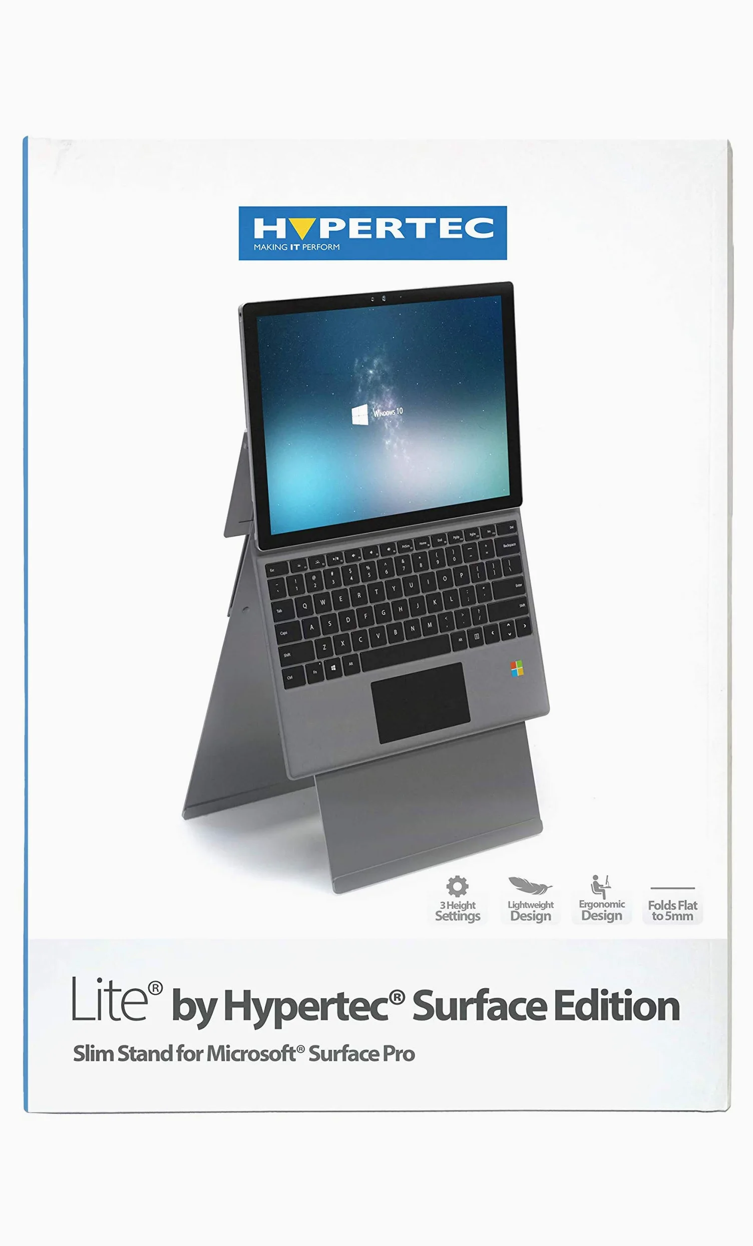 Hypertec LstanD-Surface Supporto Per Laptop Supporto Per Computer Portatile Argento (the Lite By Hypertec Surface Edition Is An UltrA-Lightweight [ju
