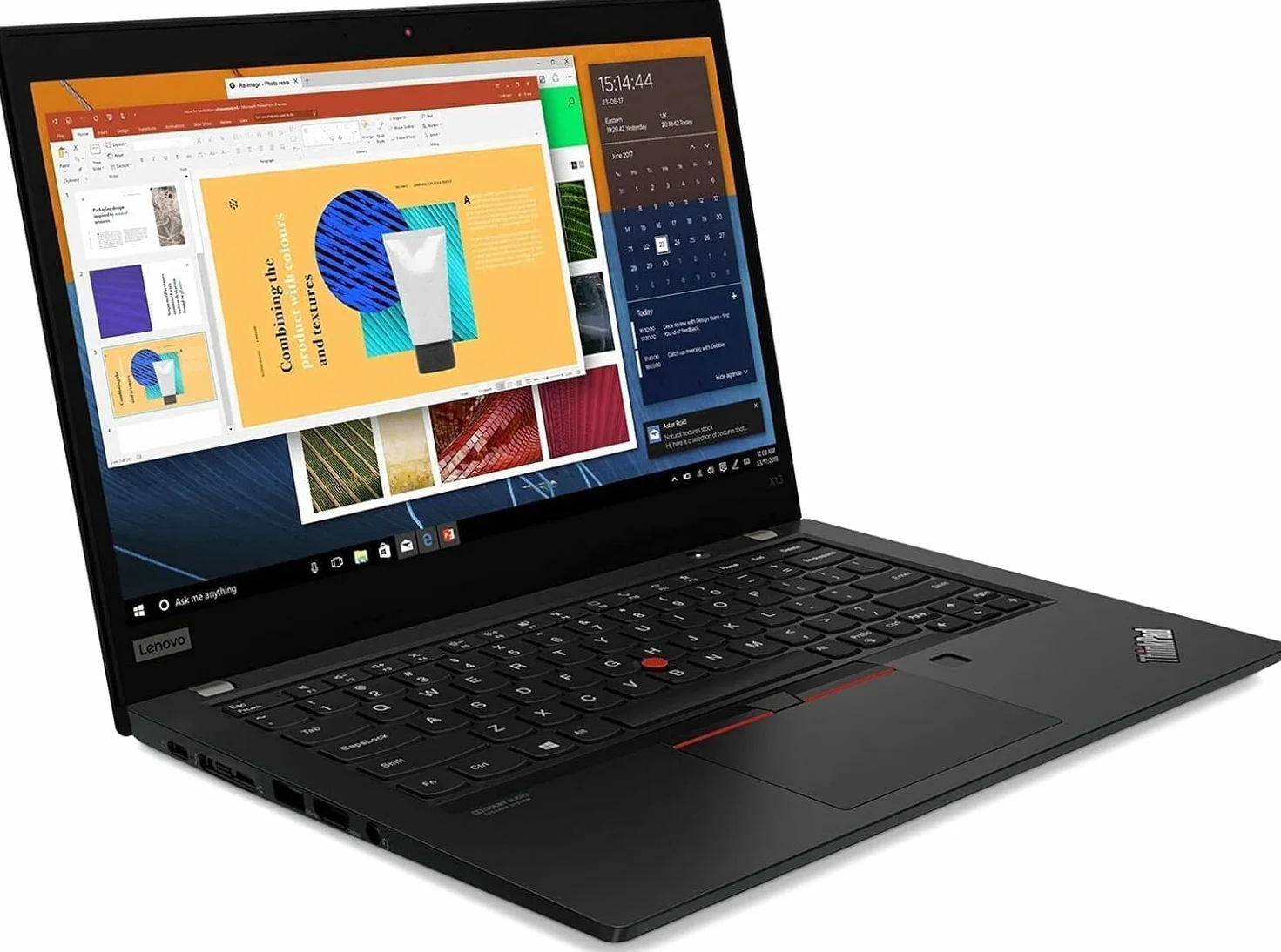 Lenovo ThinkPad X13 Gen 1 Business Laptop, 13,3 pollici FHD Notebook Intel Core i7-10510U, 8 GB RAM, SSD da 256 GB, tastiera USA, Windows 11 Pro (ricondizionato)