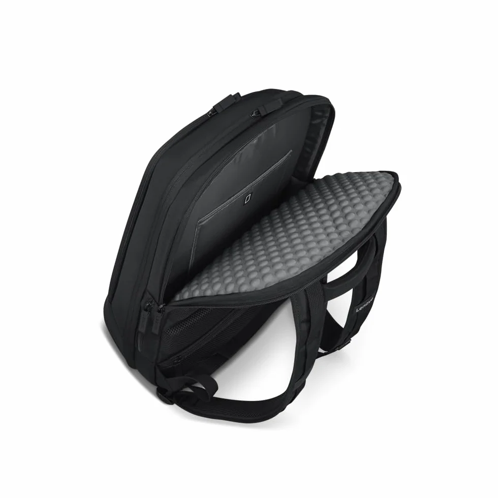 Lenovo Legion Zaino Armored II da 17", borsa per laptop da gioco, protezione a doppio strato, tasche portaoggetti dedicate