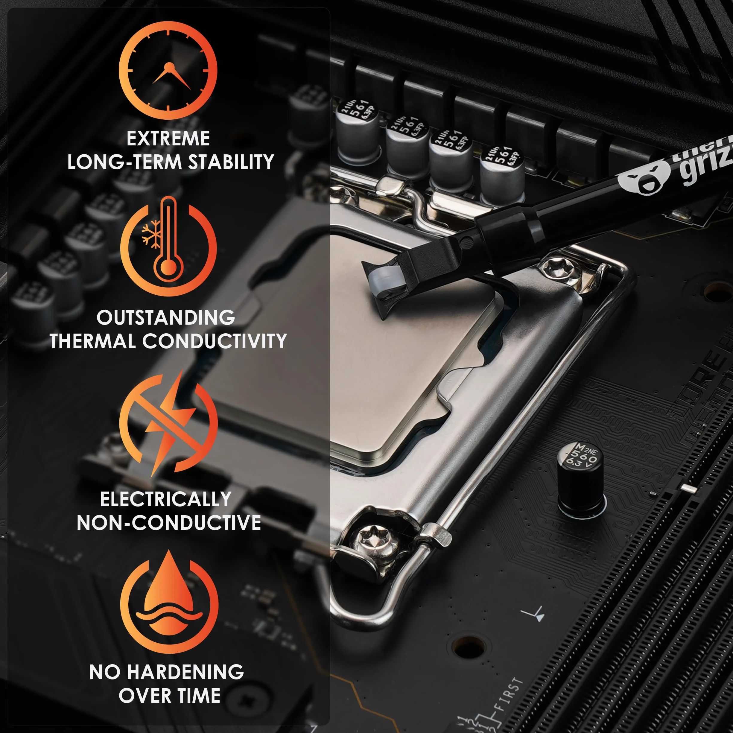 Thermal Grizzly Duronaut - Pasta termica ad alte prestazioni, 6 g, per la massima conducibilità termica durante l'overclock di CPU/GPU/PS4/PS5/Xbox