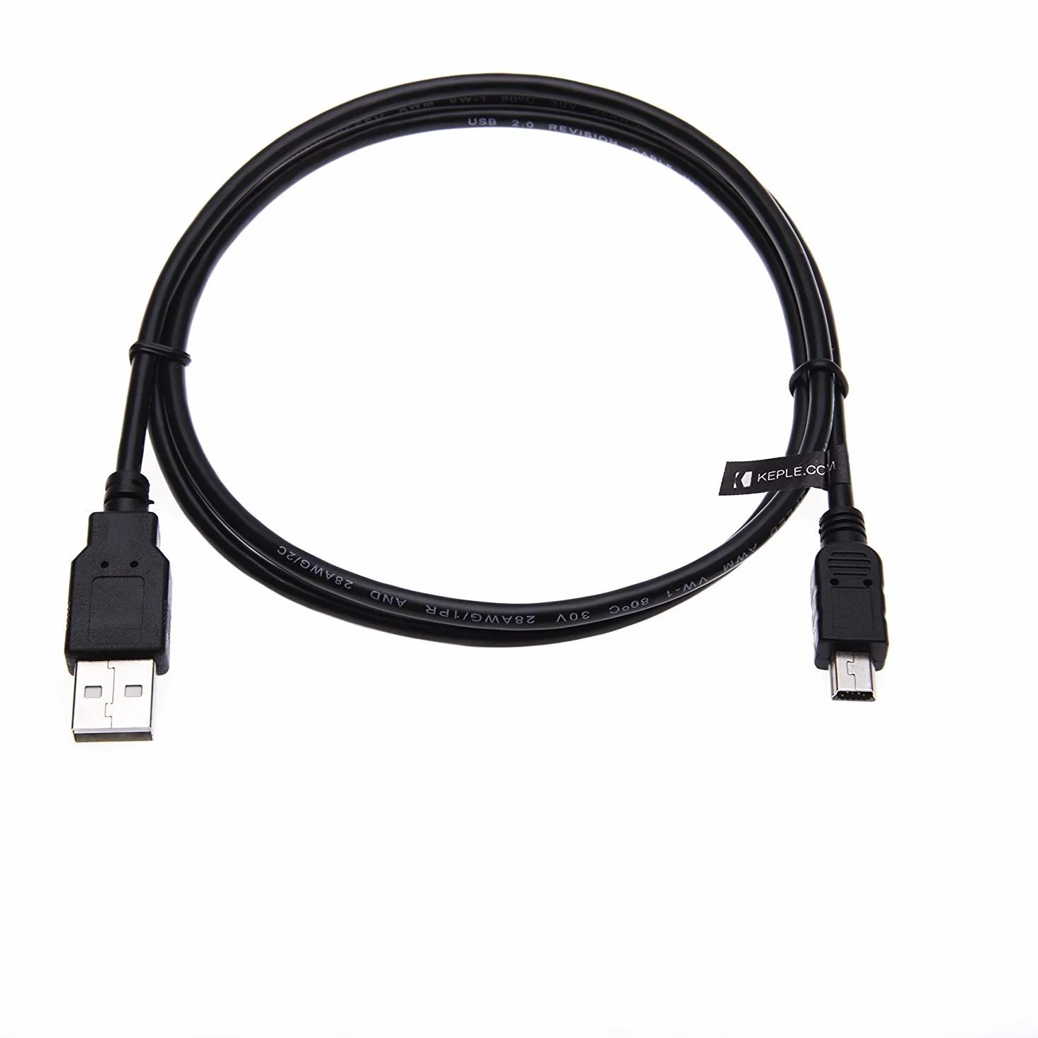 Keple Mini USB Cavo 5m Caricabatterie Compatibile con Nuvi 1210, 1240, 1260, 1270, 1290, 1310, 1340, 1370, 1410, 1440, 1490, 1695, 2200, 2415, 2445, 2455, 2460T, 2475LT, 2515, 3590LMT | Sat Nav GPS