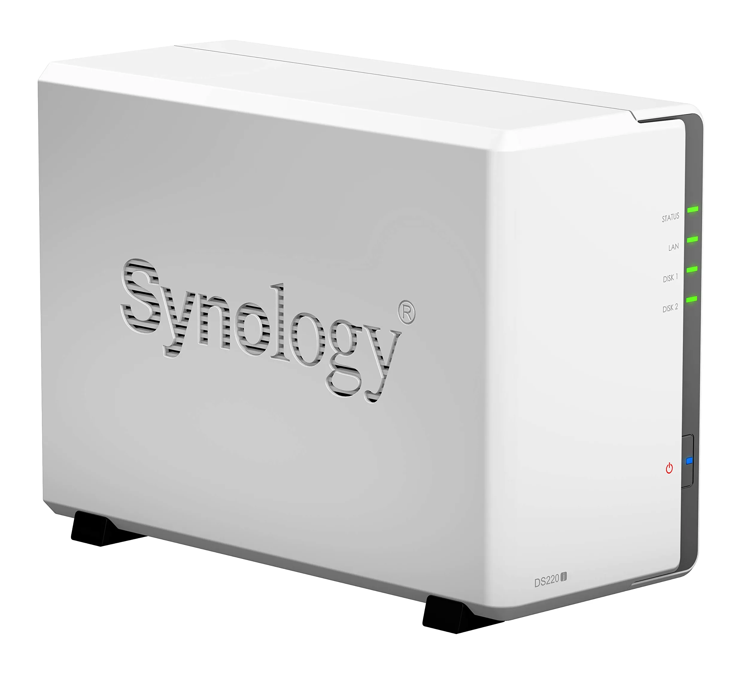 Synology DS220j 16 TB 2 Bay Desktop NAS | Installato con 2 unità IronWolf Seagate da 8 TB