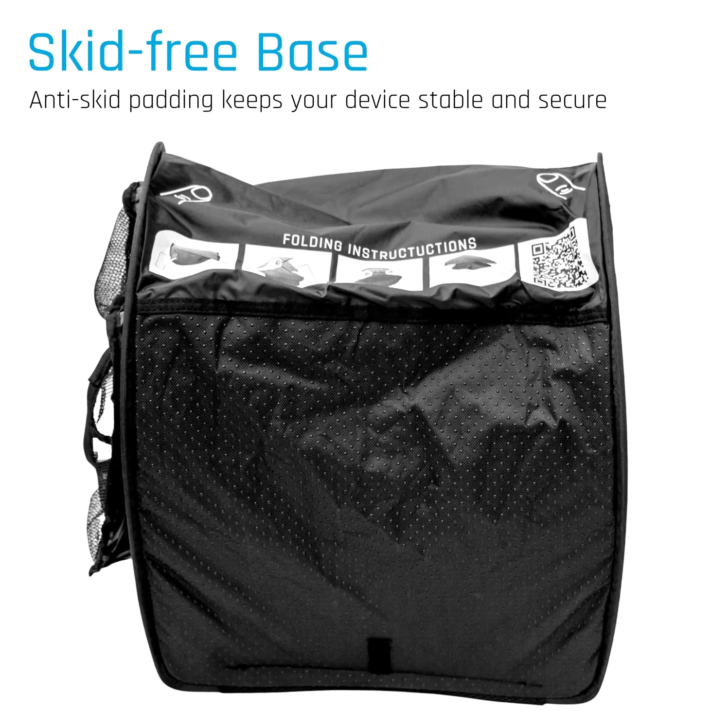 BASE12 Parasole per computer portatile, pieghevole e portatile, per computer portatili, tablet e smartphone