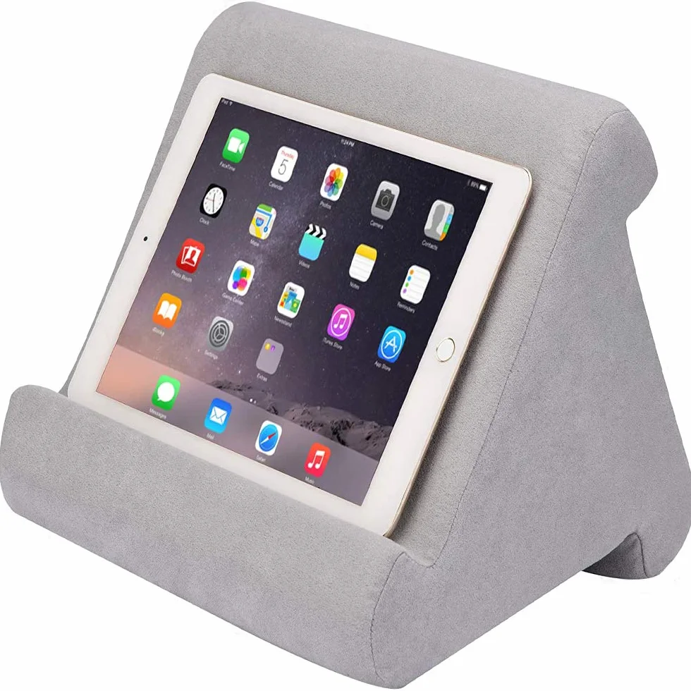 FANIER Cuscino Supporto per Tablet, Multi-Angolo, Universale, Grigio
