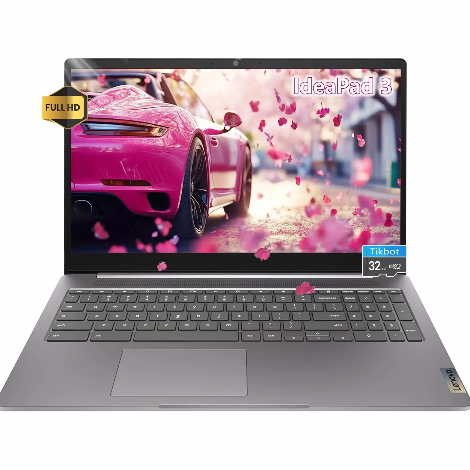 Lenovo Chromebook Flex 3 12.2" WUXGA IPS Touch Display 2-in-1 Laptop Intel N100 4GB RAM 64GB Wi-Fi 6 USB-C HDMI 2023