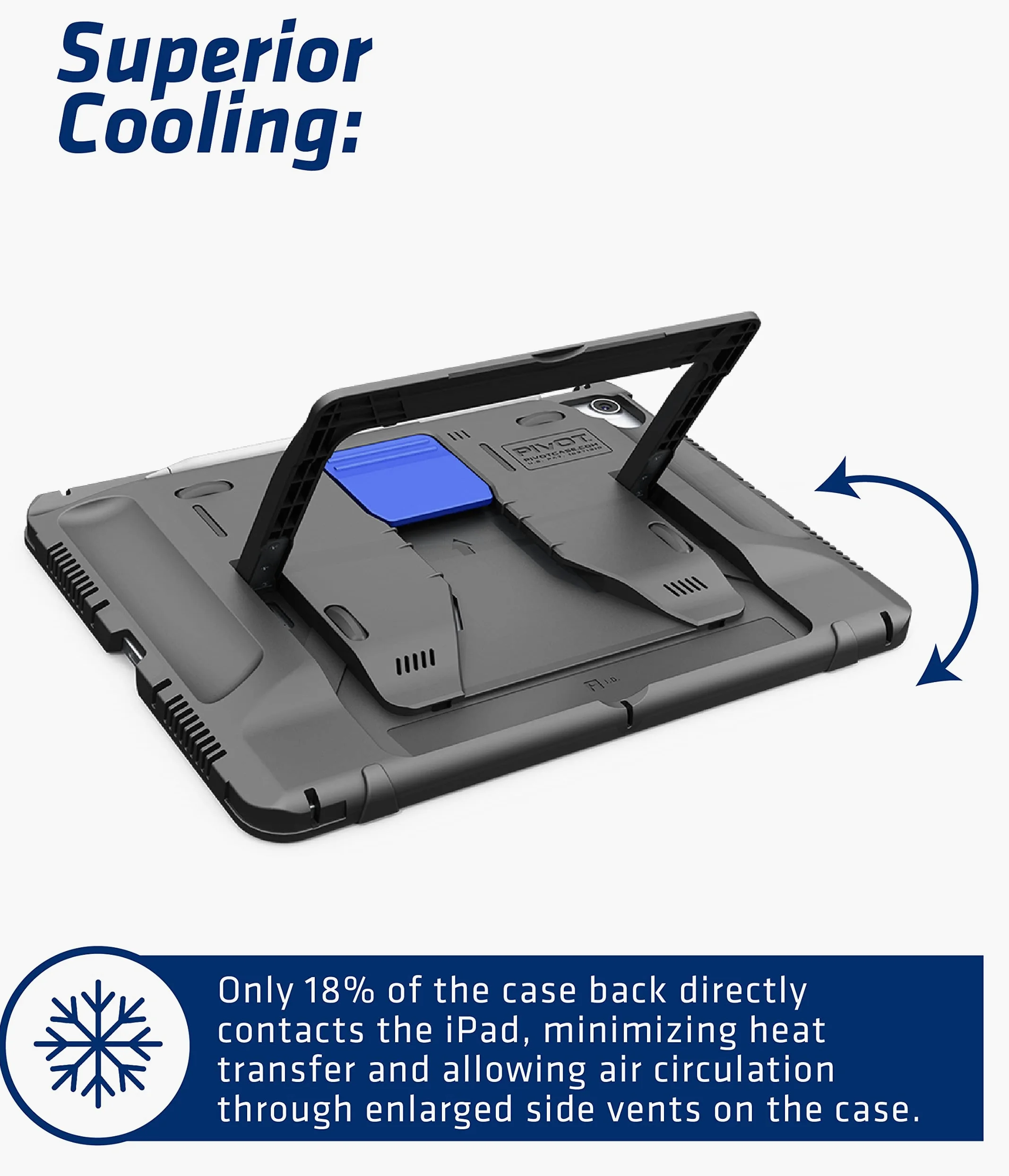 PIVOT Atlas A20A - Custodia robusta per tablet, adatta per iPad Air 4a generazione e iPad Pro 11" (1a - 3a generazione), protezione a 360 gradi, per piloti professionisti, aviazione generale,