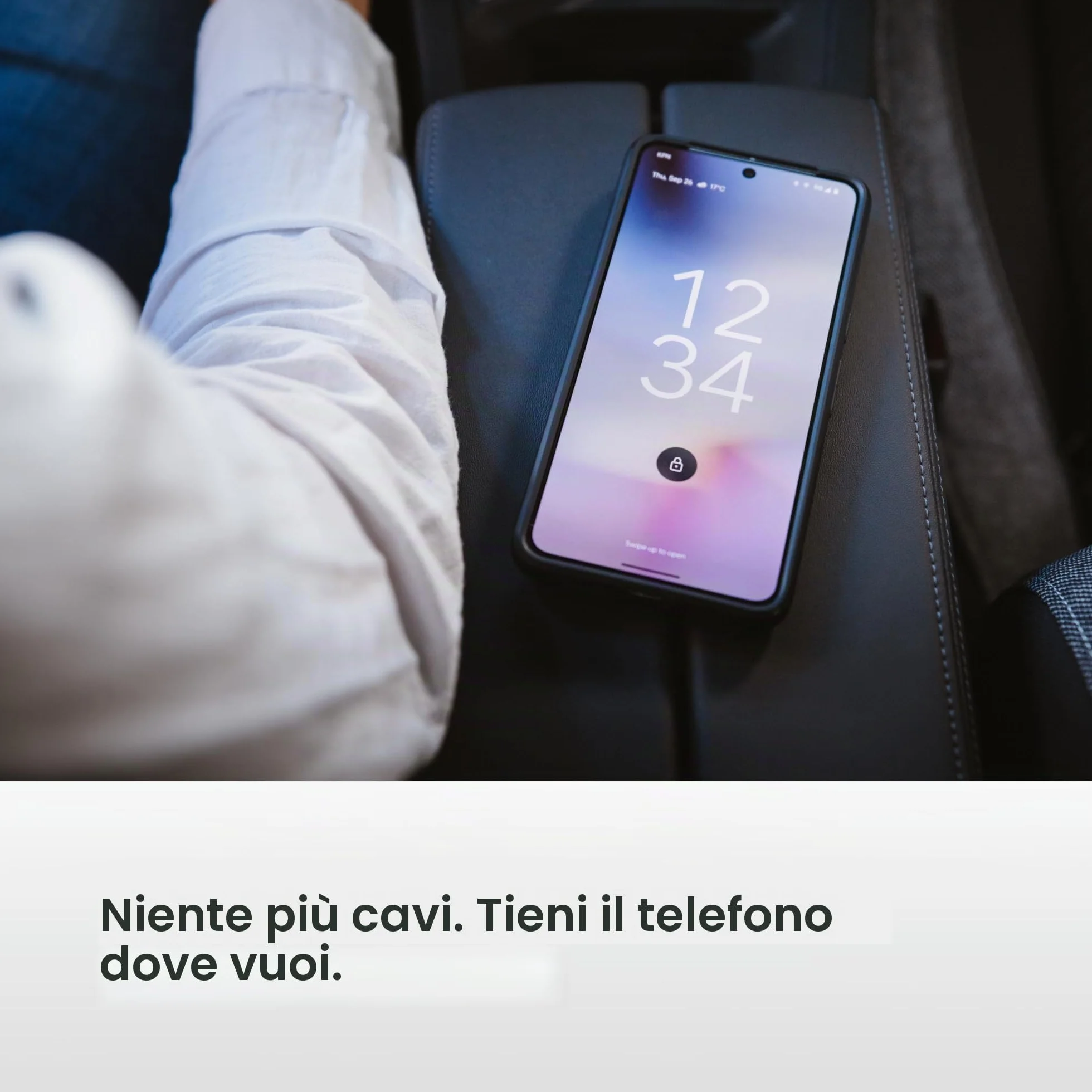 AAWireless Two+ Android Auto e Apple Carplay 2 in 1 - Connessione wireless tramite Bluetooth e WiFi - Adatto per iOS 10+ e Android 11+ - Pulsante multifunzione - Prodotto in Europa