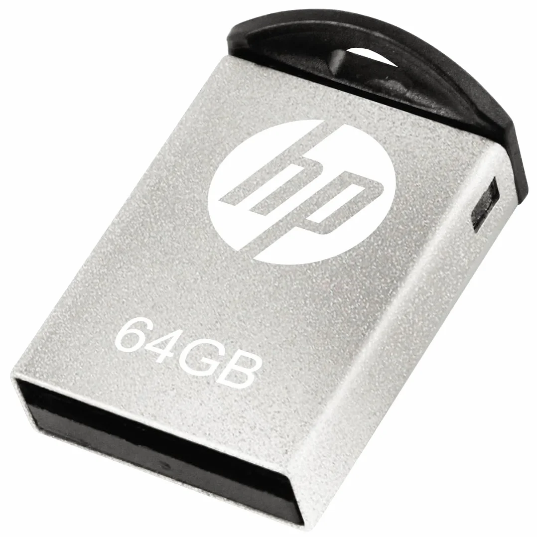 HP chiavetta USB 2.0 Super Mini 64 GB metal antiurto antipolvere