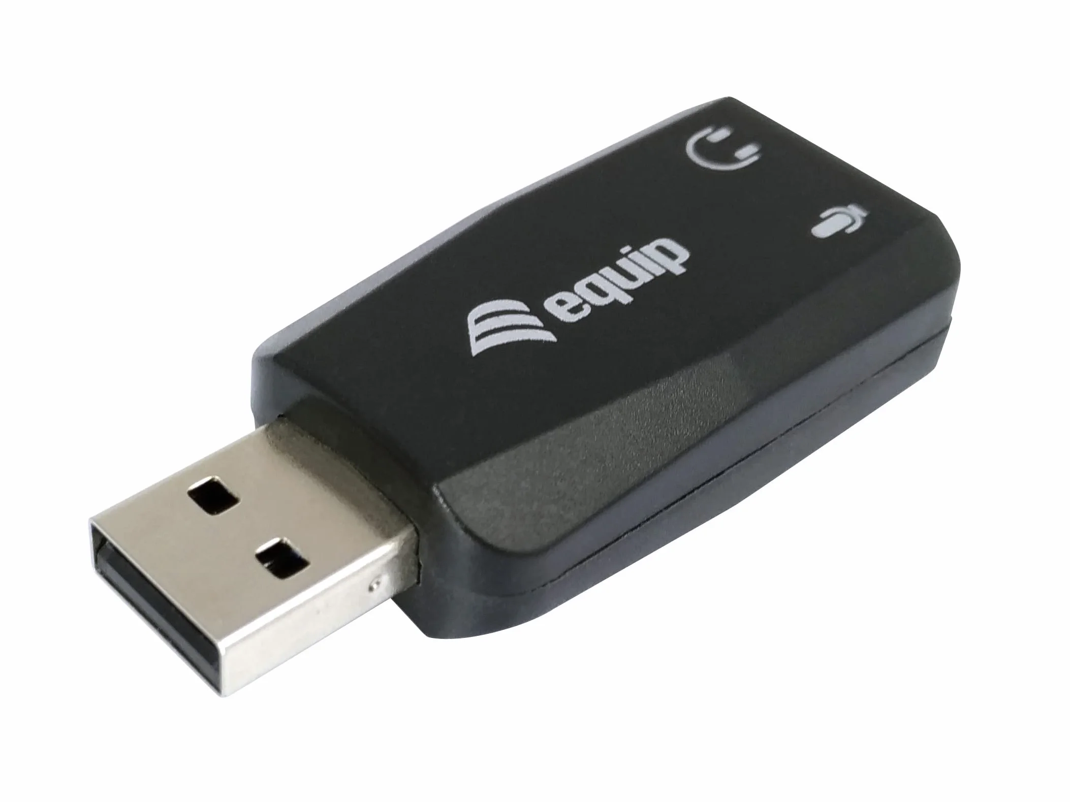 EQUIP Adattatore audio USB 2 x 3,5 mm Stereo Mic-In Line-Out Esterno