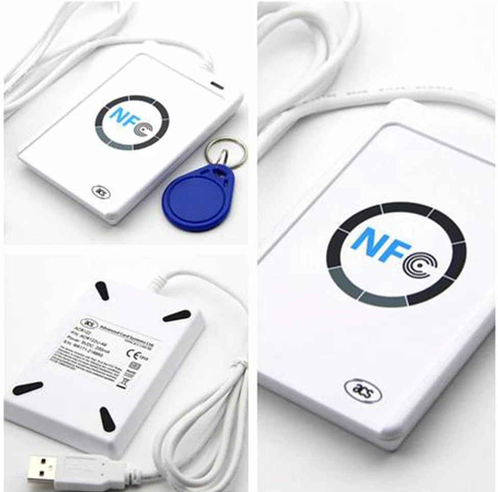 Lettore e scrittore di schede IC contactless NFC ACR122U /USB + SDK + scheda IC