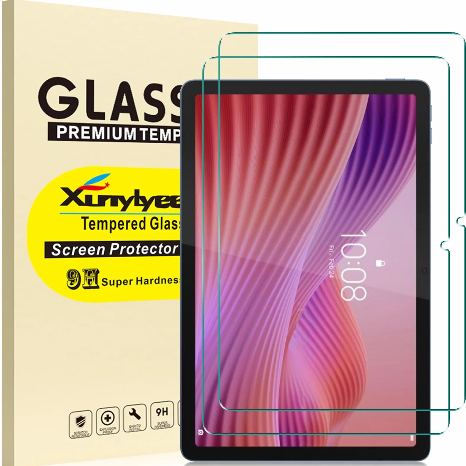 Pellicola Protettiva Lenovo Tab 10.1 2025 TB-311FU Vetro Temperato 2 Pack
