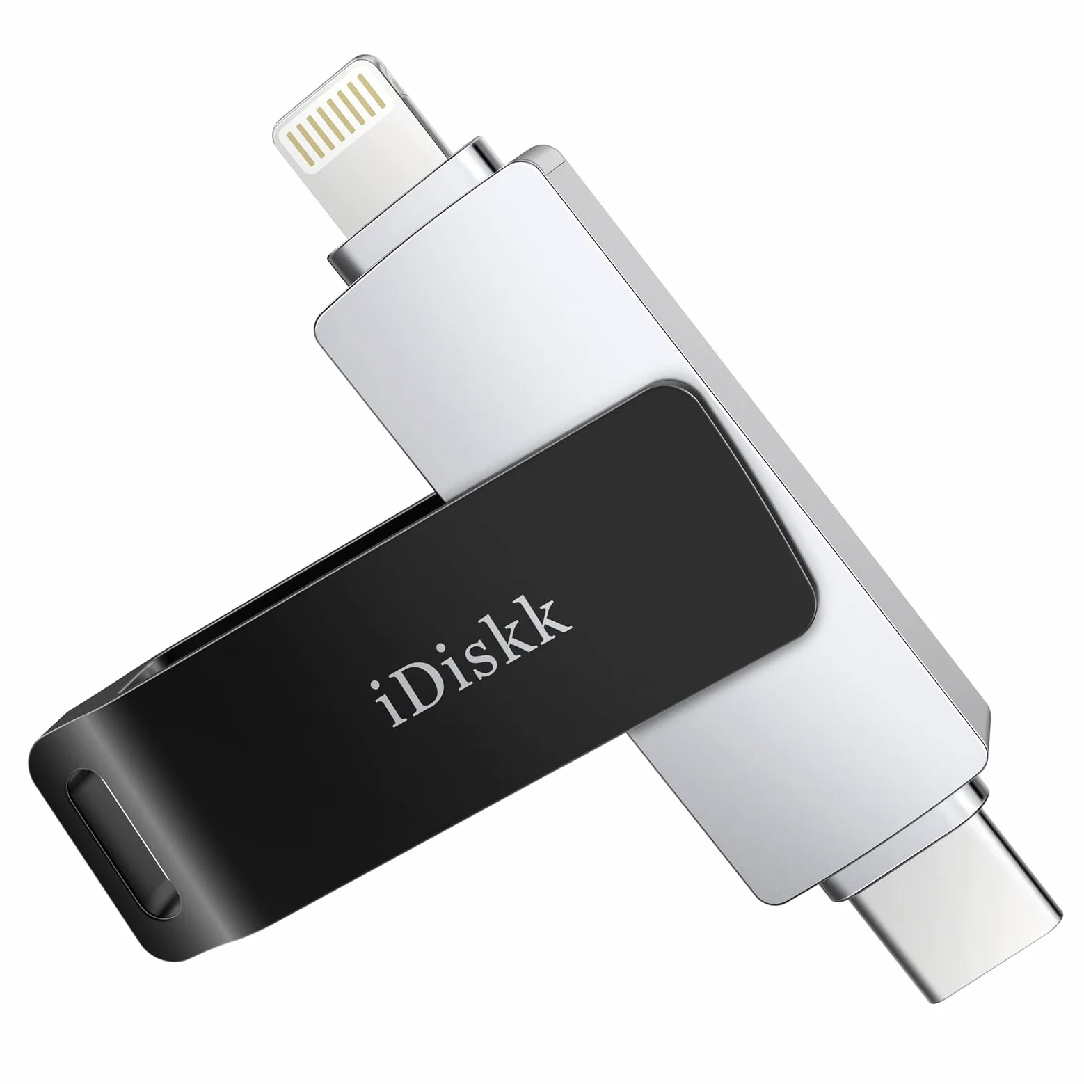 【Certificato MFi】 iDiskk 512 GB 2 in 1 tipo C a Lightning iPhone Photo Stick, memoria USB-C a iPhone, chiavetta USB iPhone funziona con telefoni USB-C, iPhone/iPad, Mac e computer