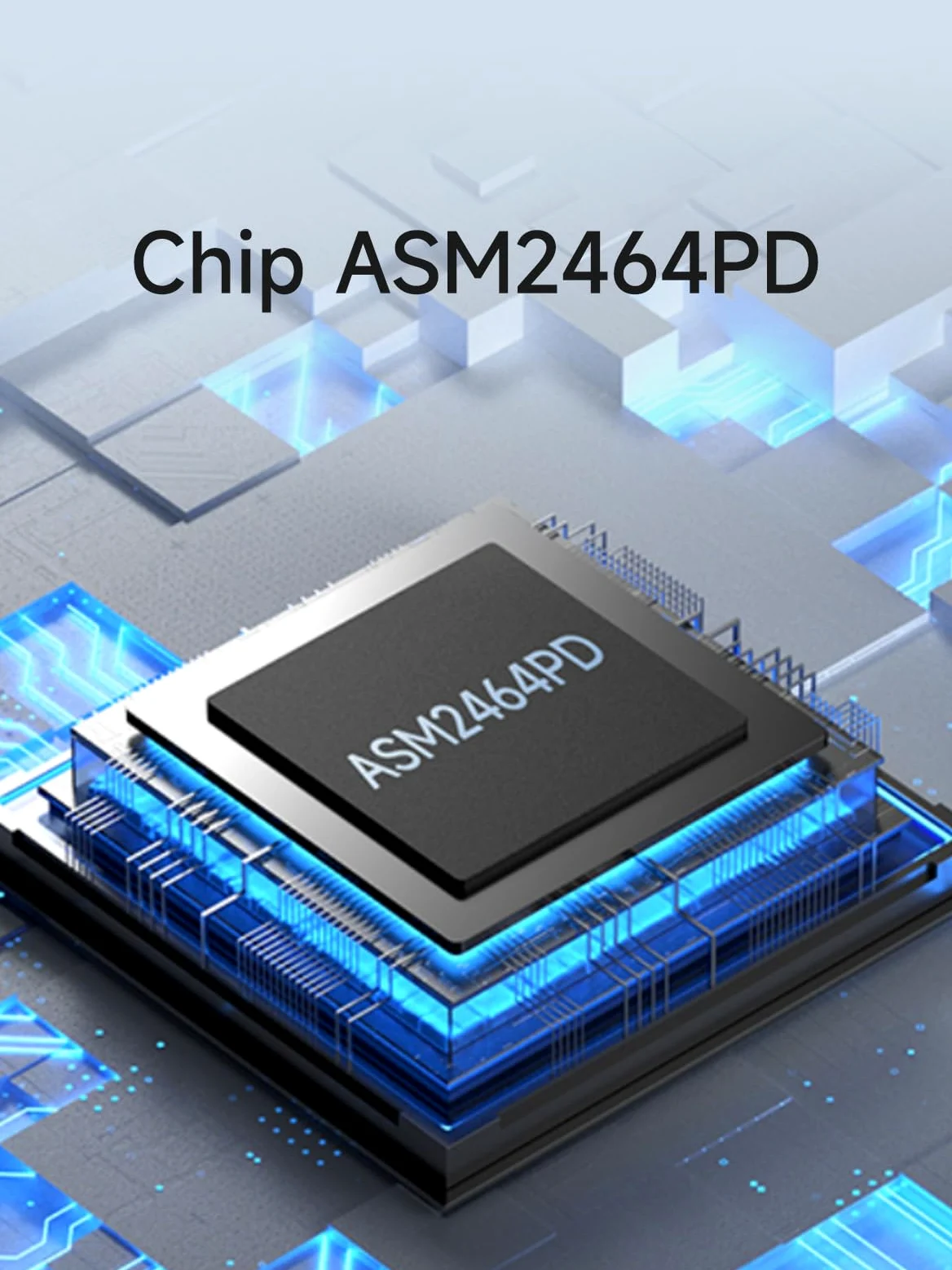 Hagibis Alloggiamento SSD M.2 NVMe, custodia SSD USB4 da 40 Gbps con display a LED Cavo USB4 PCIe3.0x4 Custodia per unità a stato solido esterna USB C in alluminio, chiave B&M+M 2230/2242/2260/2280