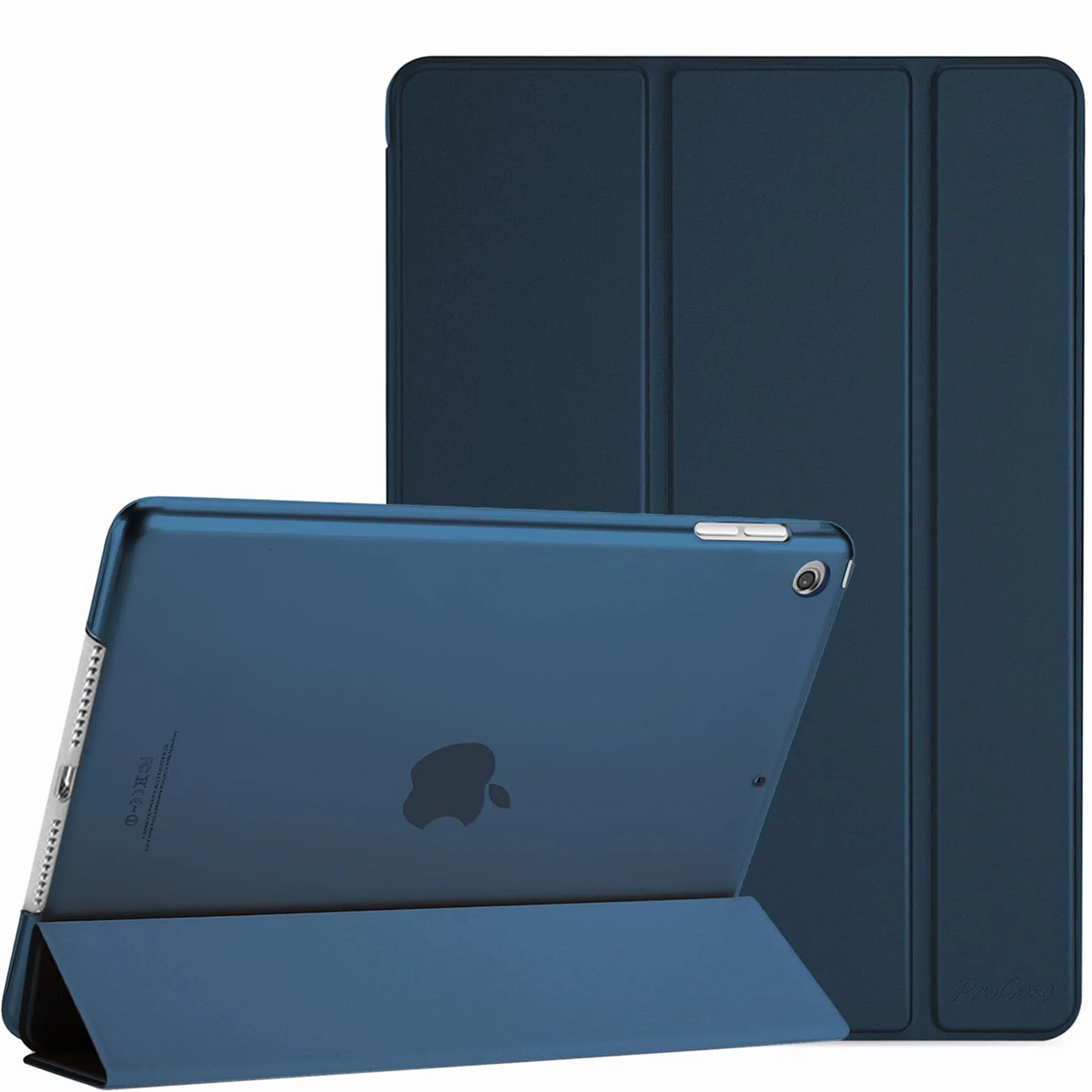 ProCase Cover iPad 9/8/7 Generazione, Custodia iPad 10,2 Pollici 2021/2020/2019 Auto Svegliati/Sonno - Blu Marino