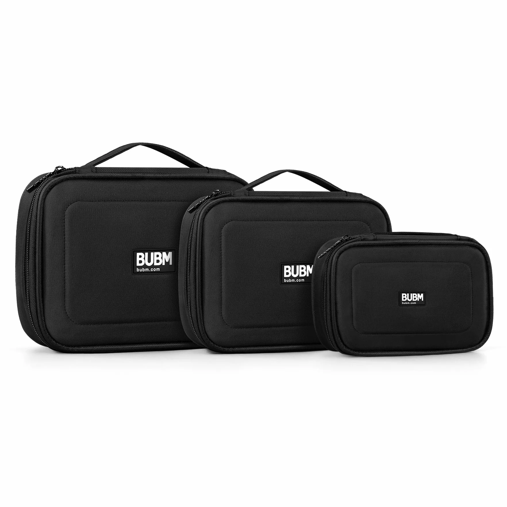 BUBM 3 x ACCESSORIO DI FUNZIONI MULTIPLI CONSERVAZIONE CARRY BAG CASE Cavo USB Memory Card Cavo di Alimentazione Batteria di Stoccaggio Custodia del Disco del Disco Mobile