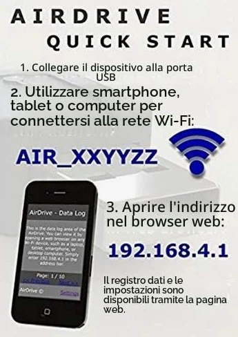 AirDrive Keylogger - Hardware keylogger USB con Wi-Fi e 16 MB di memoria