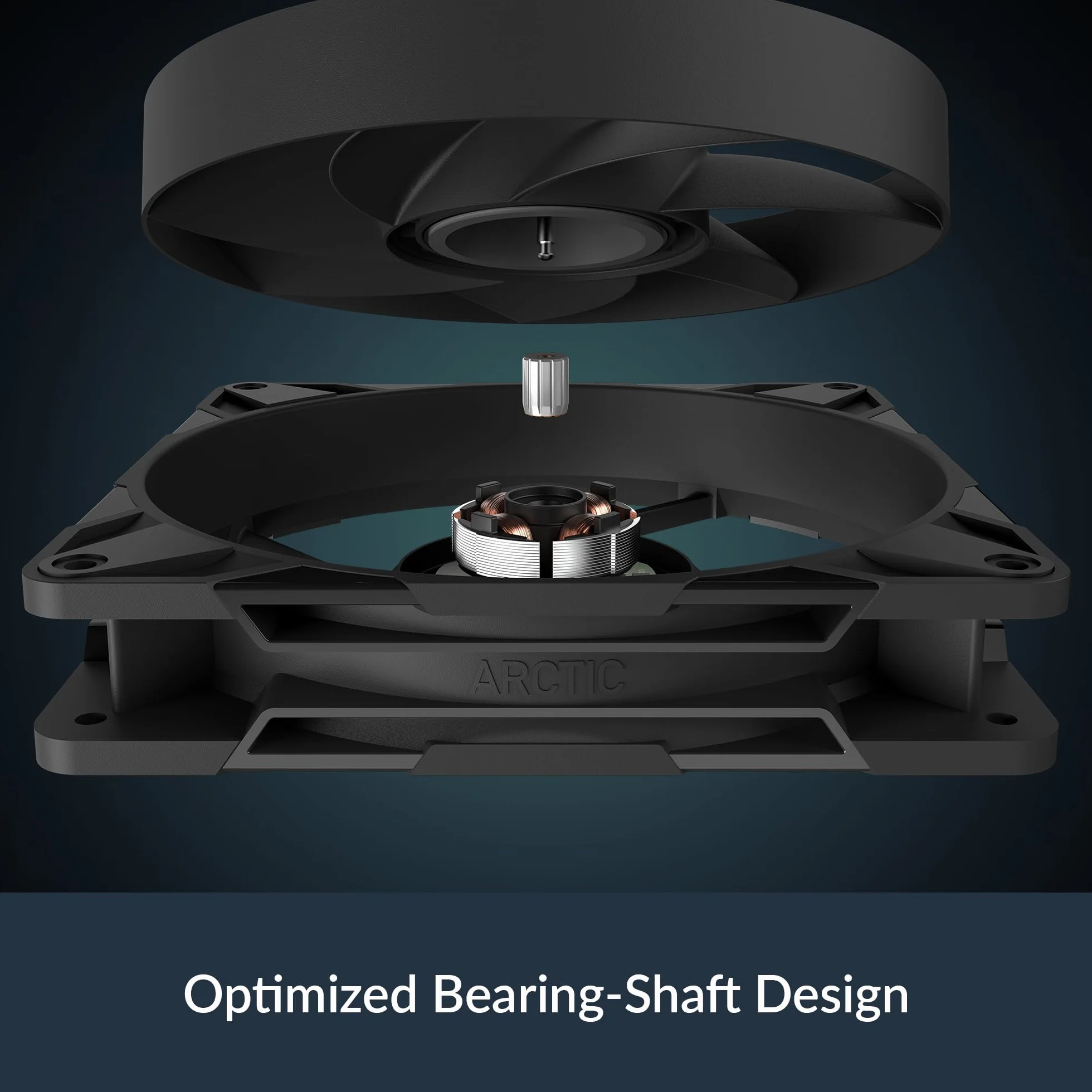ARCTIC P14 Pro PST - 5 Pezzi - Ventola Potente Premium, ventola PWM da 140 mm con Sdoppiatore per Cavi a Y, 400-2500 rpm, 0 rpm <5% PWM, Cuscinetto Idrodinamico, a 4 Pin - Nero