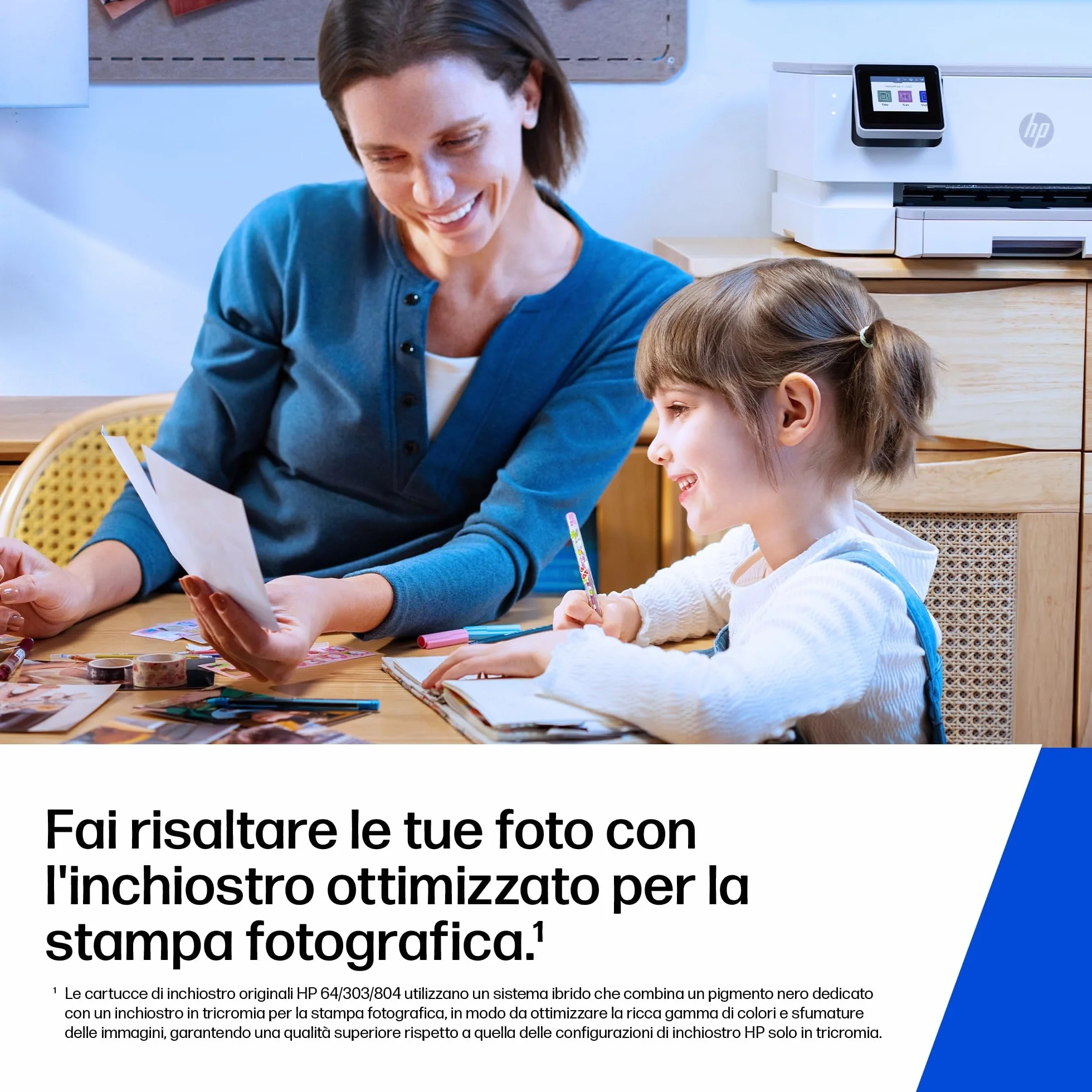 HP 303 Tricromia, T6N01AE, Cartuccia Originale da 165 Pagine, Compatibile con Stampanti Tango e Tango X e Envy 6220, 6230, 6232, 6234, 7130, 7134 e 7830