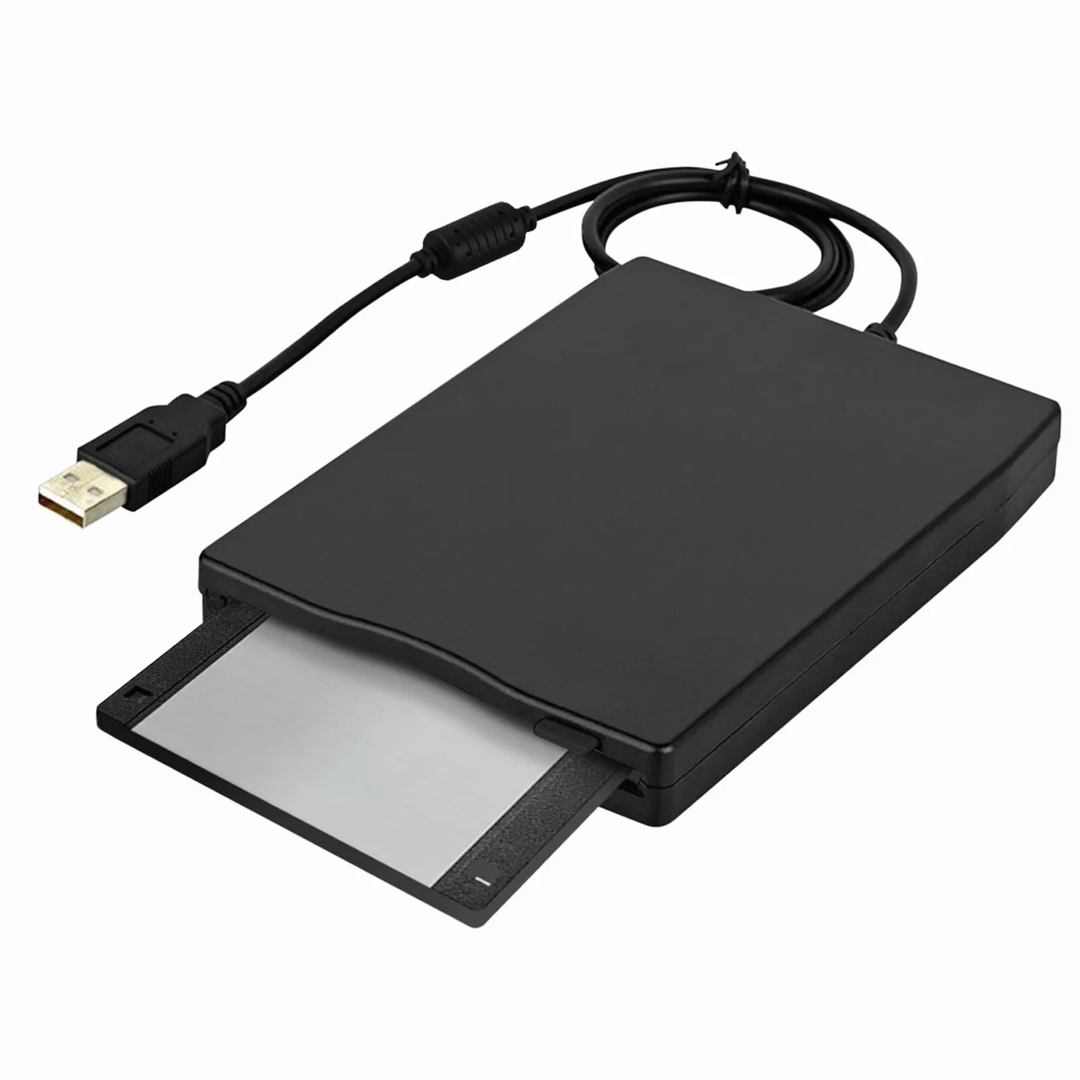 Lettore Floppy Esterno USB 3,5 Pollice Portatile, Unità Floppy Disk Drive Plug and Play per PC Mac Laptop e Notebook, Compatibile Windows 11 10 8 7 Vista XP