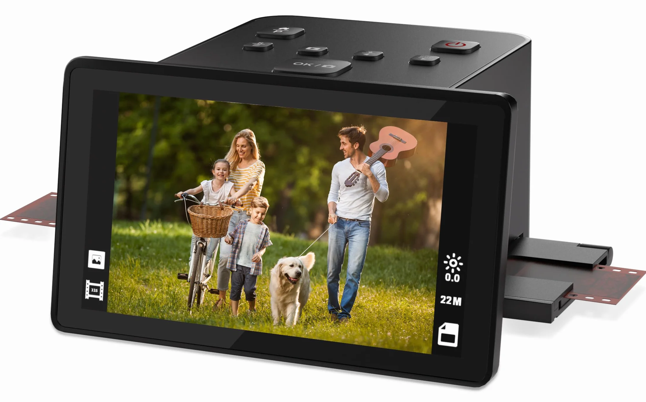 Scanner digitale per pellicole e diapositive 5 pollici LCD 135 126 KPK 110 Super 8